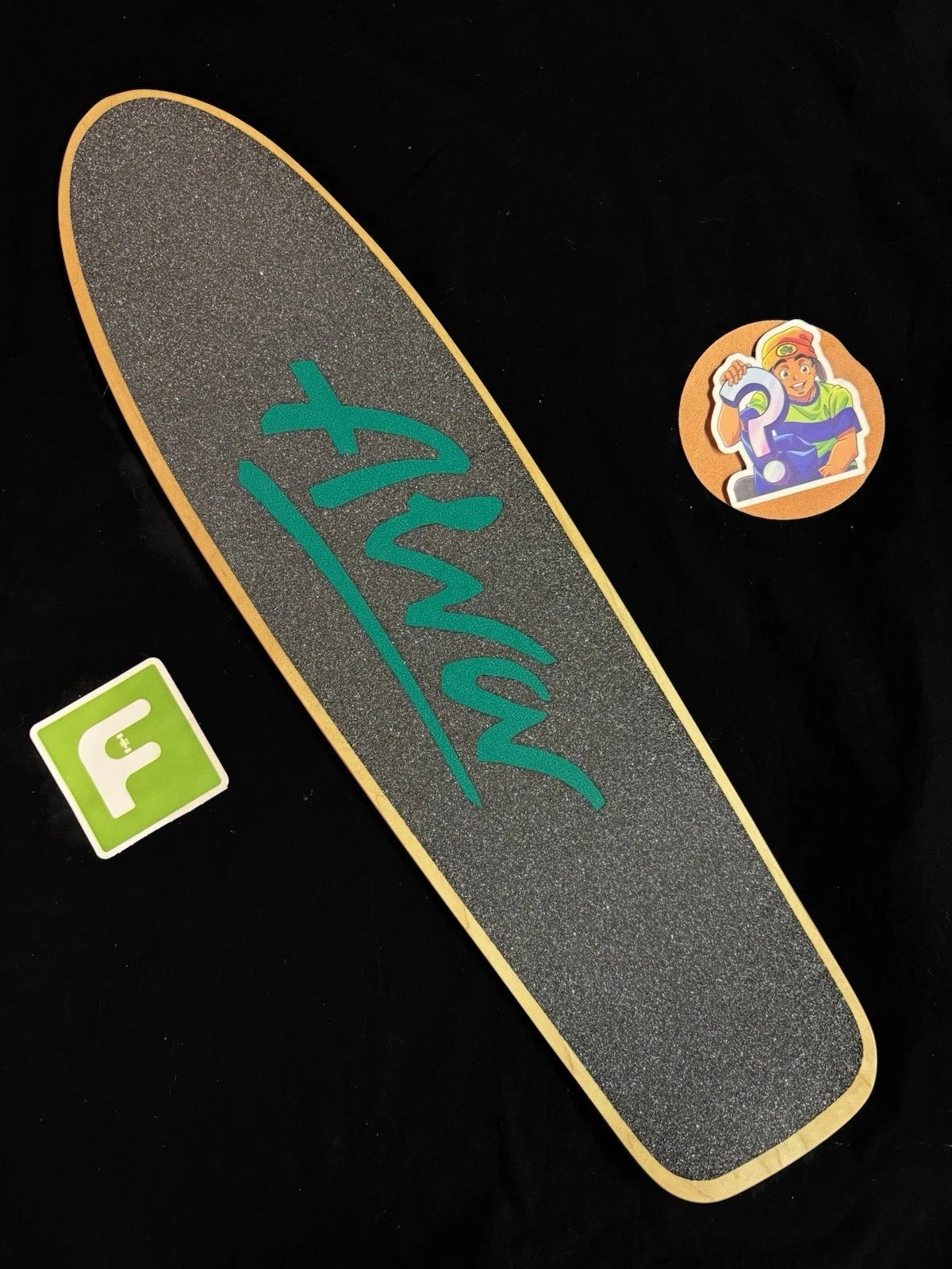 Signed Tony Alva Logo Autographed Skateboard Deck 1977 Christmas