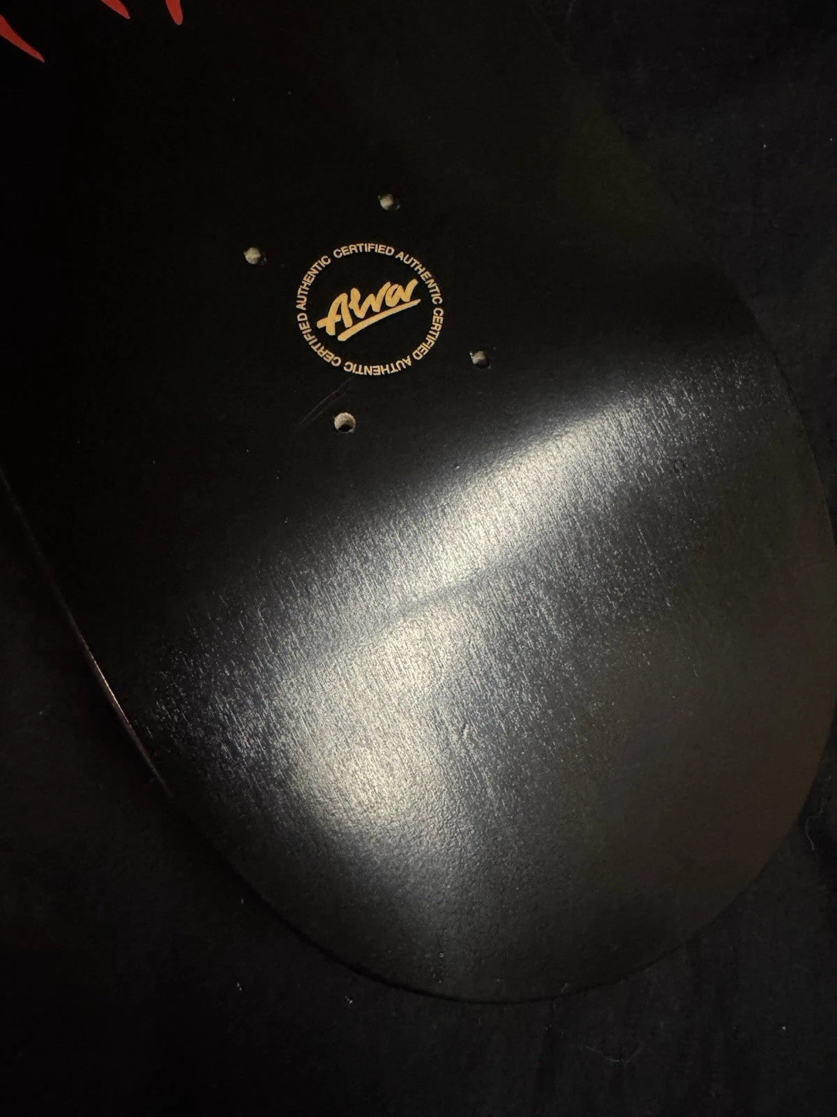 Signed Tony Alva Skates Cat Scratch Black Dip Autographed Skateboard Deck