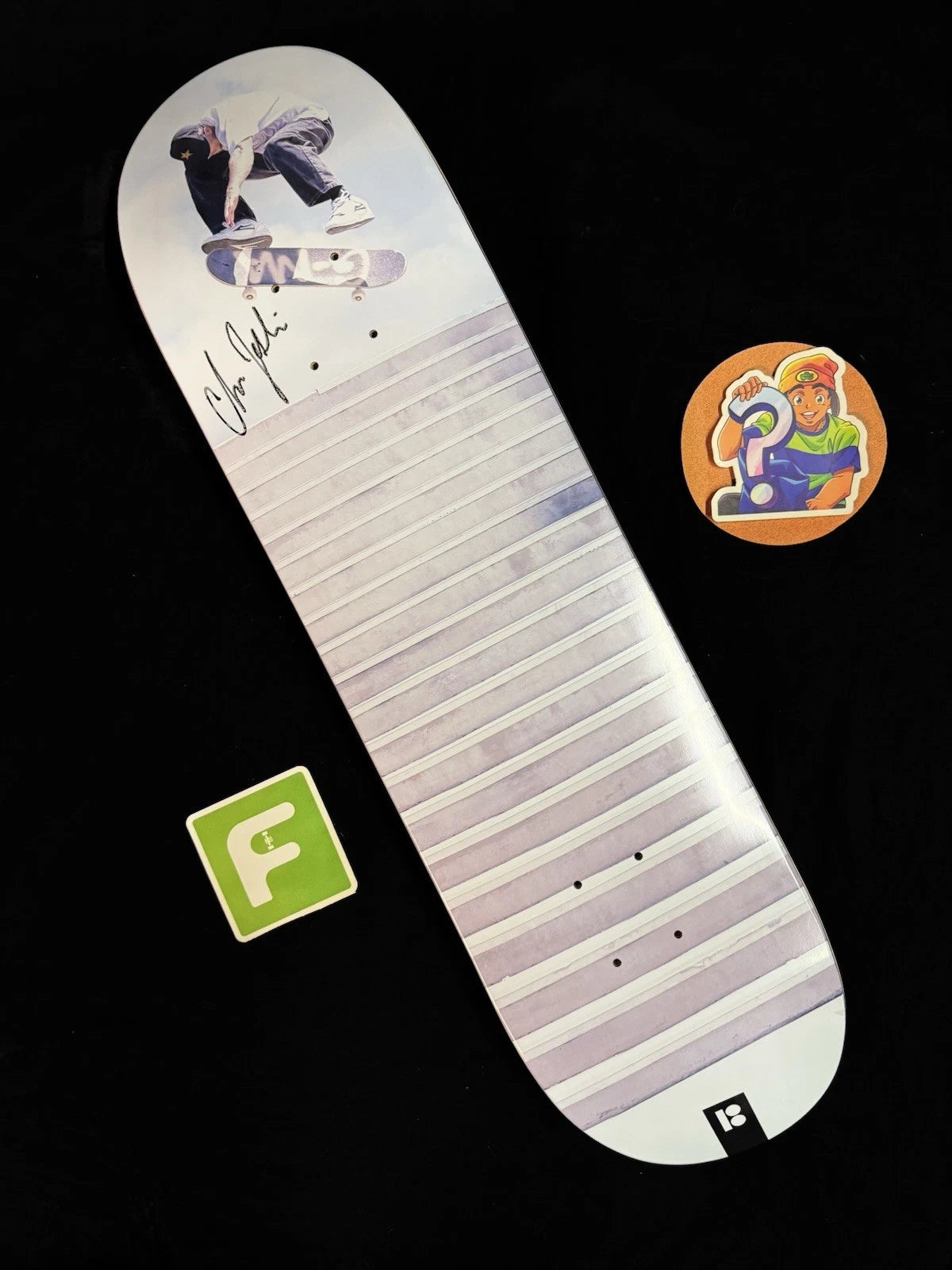 Signed Chris Joslin El Toro Tre Flip GMA Plan B Autographed Skateboard Deck