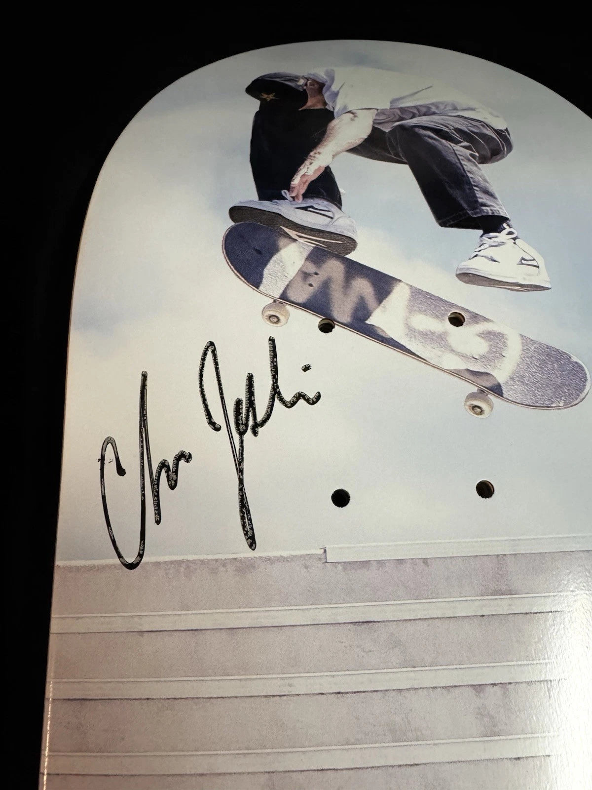Signed Chris Joslin El Toro Tre Flip GMA Plan B Autographed Skateboard Deck