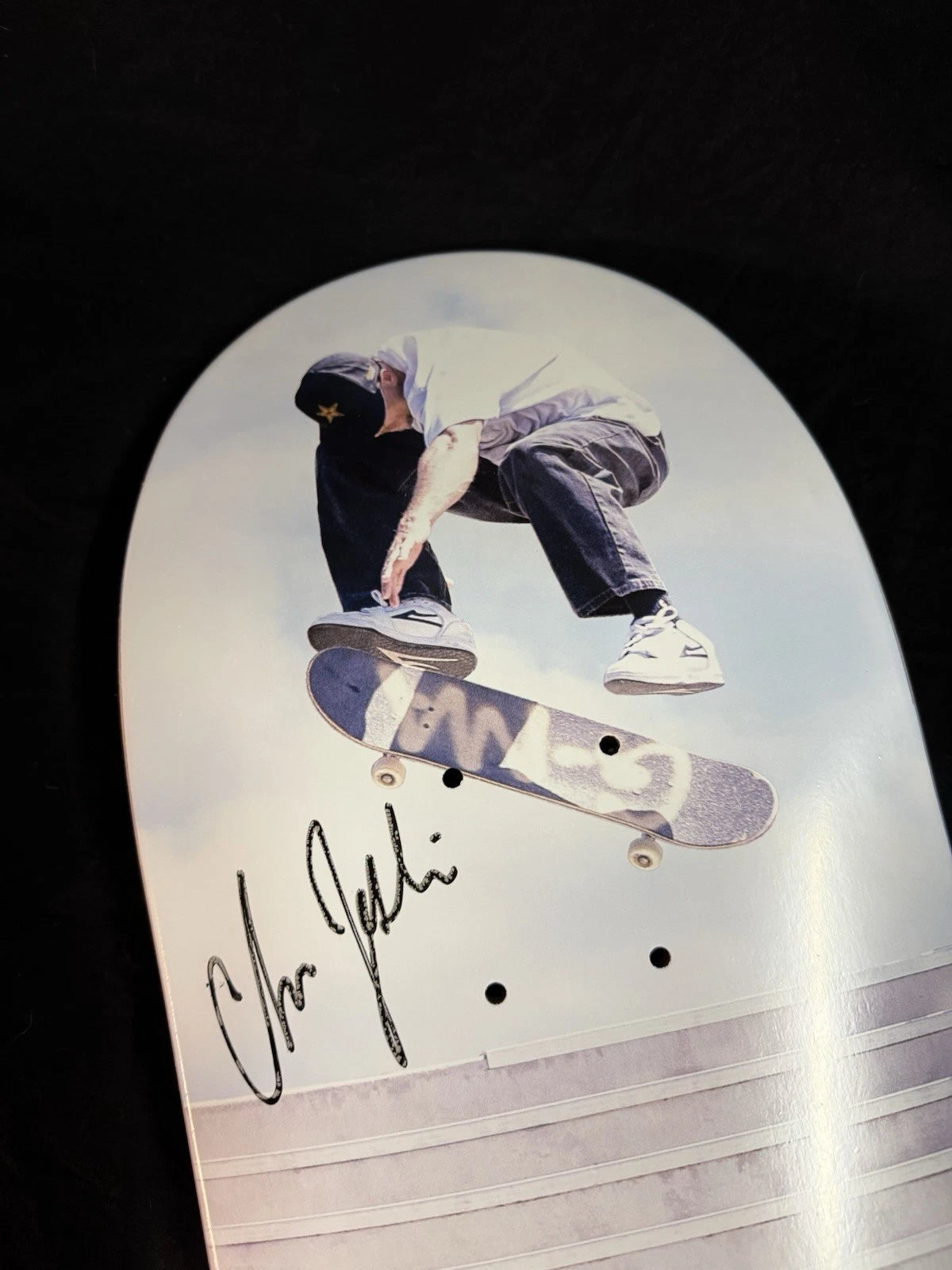 Signed Chris Joslin El Toro Tre Flip GMA Plan B Autographed Skateboard Deck