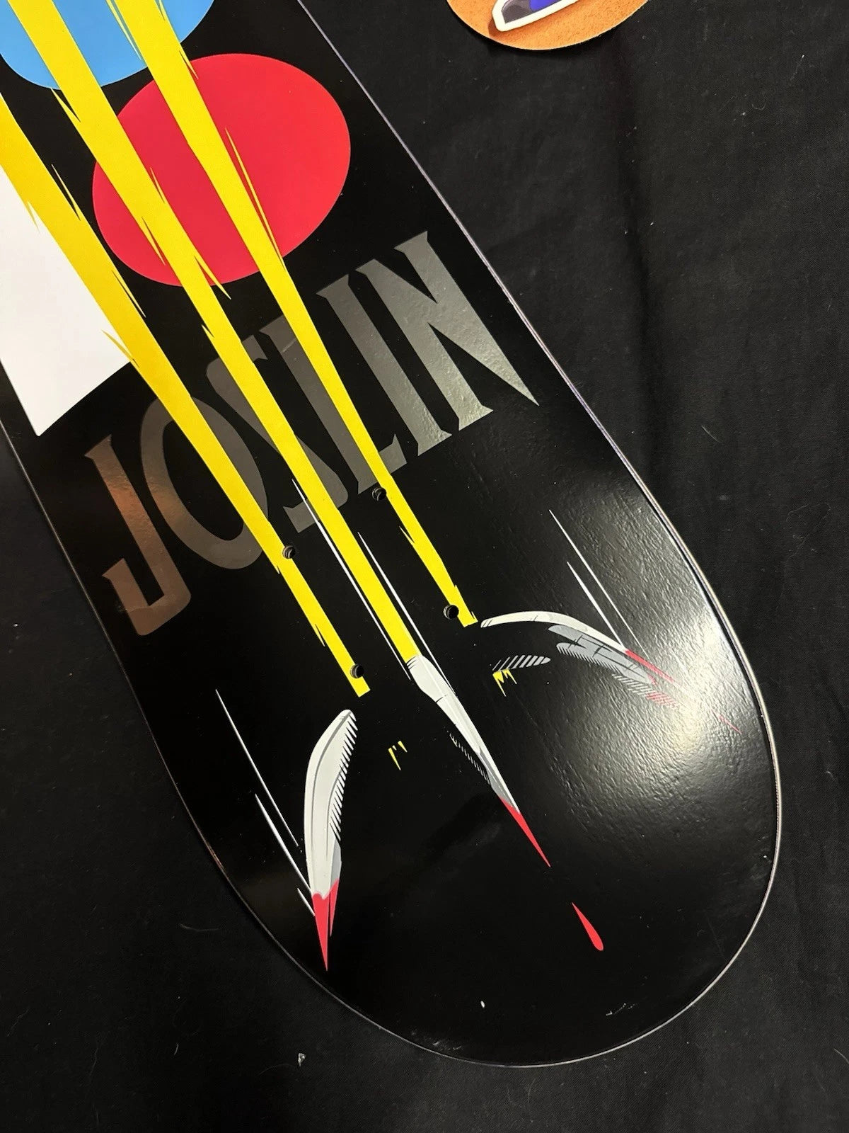 Signed Chris Joslin Wolverine Scratch Plan B Autographed Skateboard Deck
