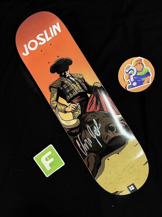 Signed Chris Joslin El Toro Matador Plan B Autographed Skateboard Deck