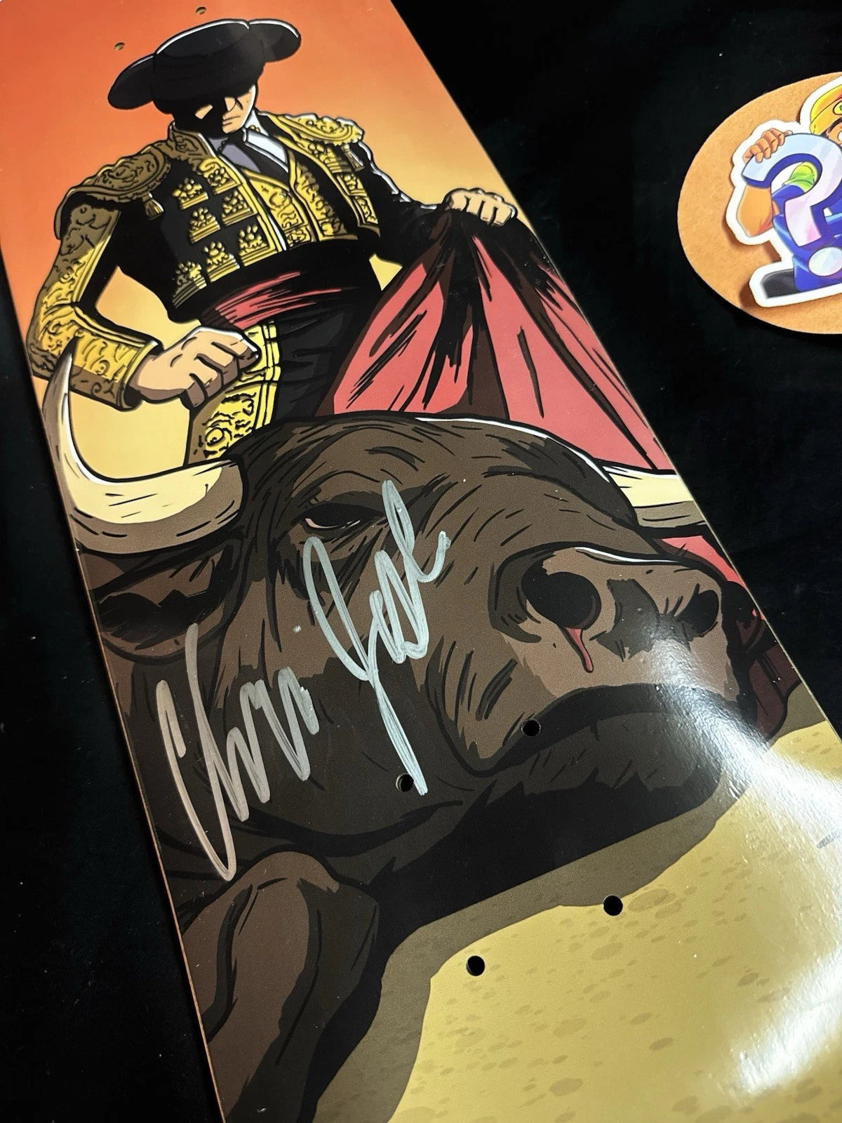 Signed Chris Joslin El Toro Matador Plan B Autographed Skateboard Deck