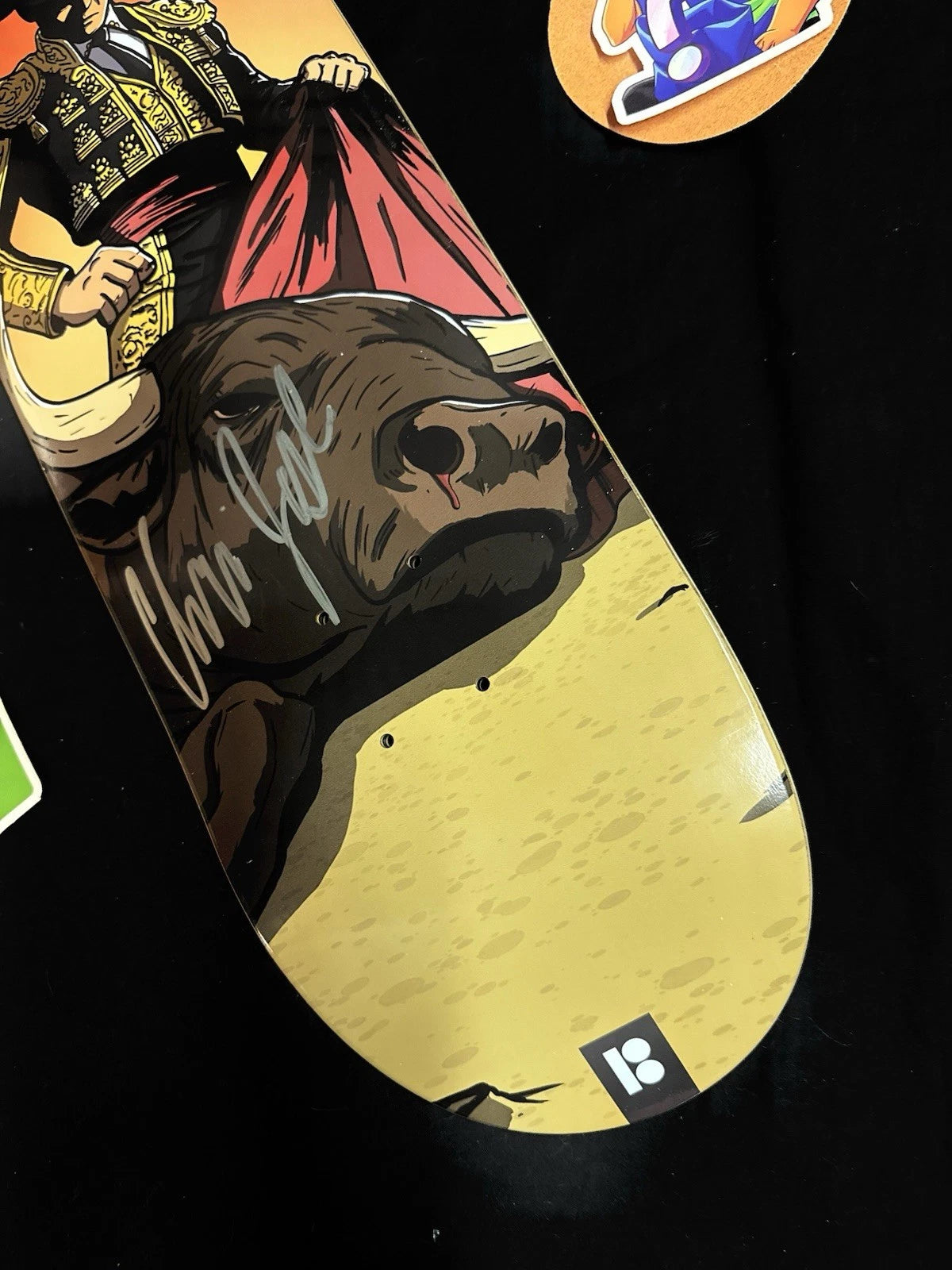 Signed Chris Joslin El Toro Matador Plan B Autographed Skateboard Deck