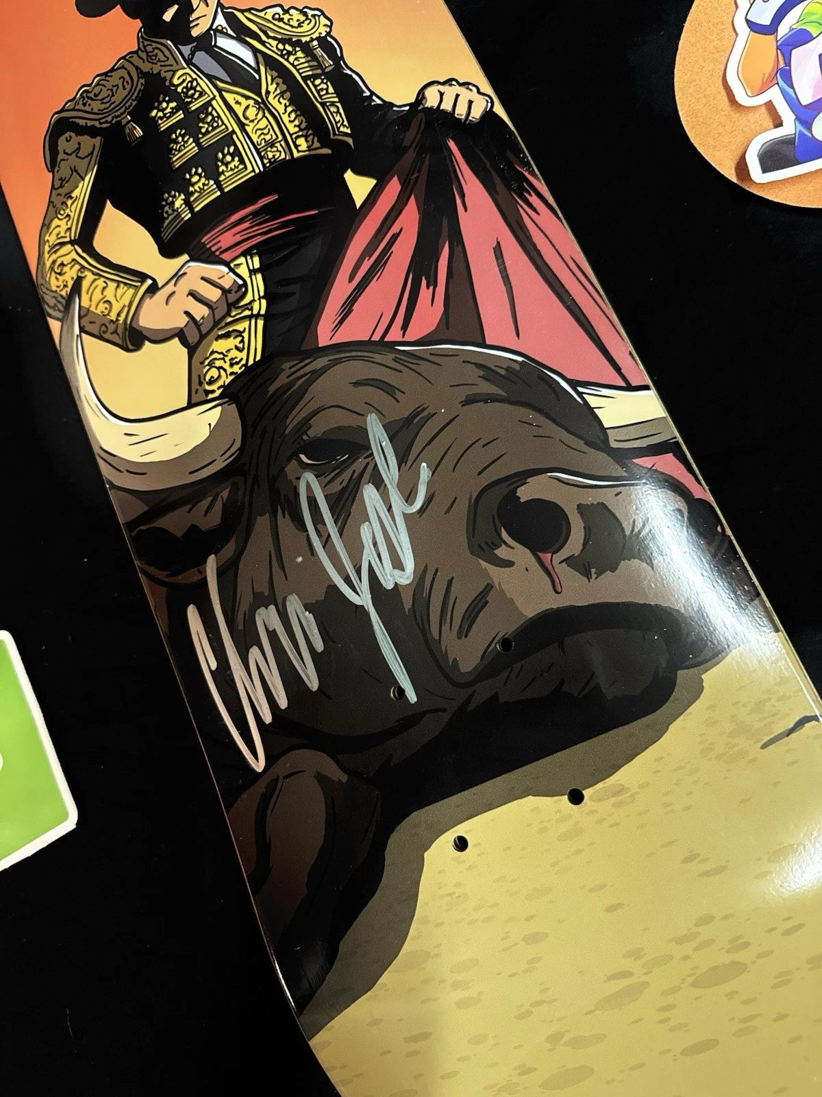 Signed Chris Joslin El Toro Matador Plan B Autographed Skateboard Deck