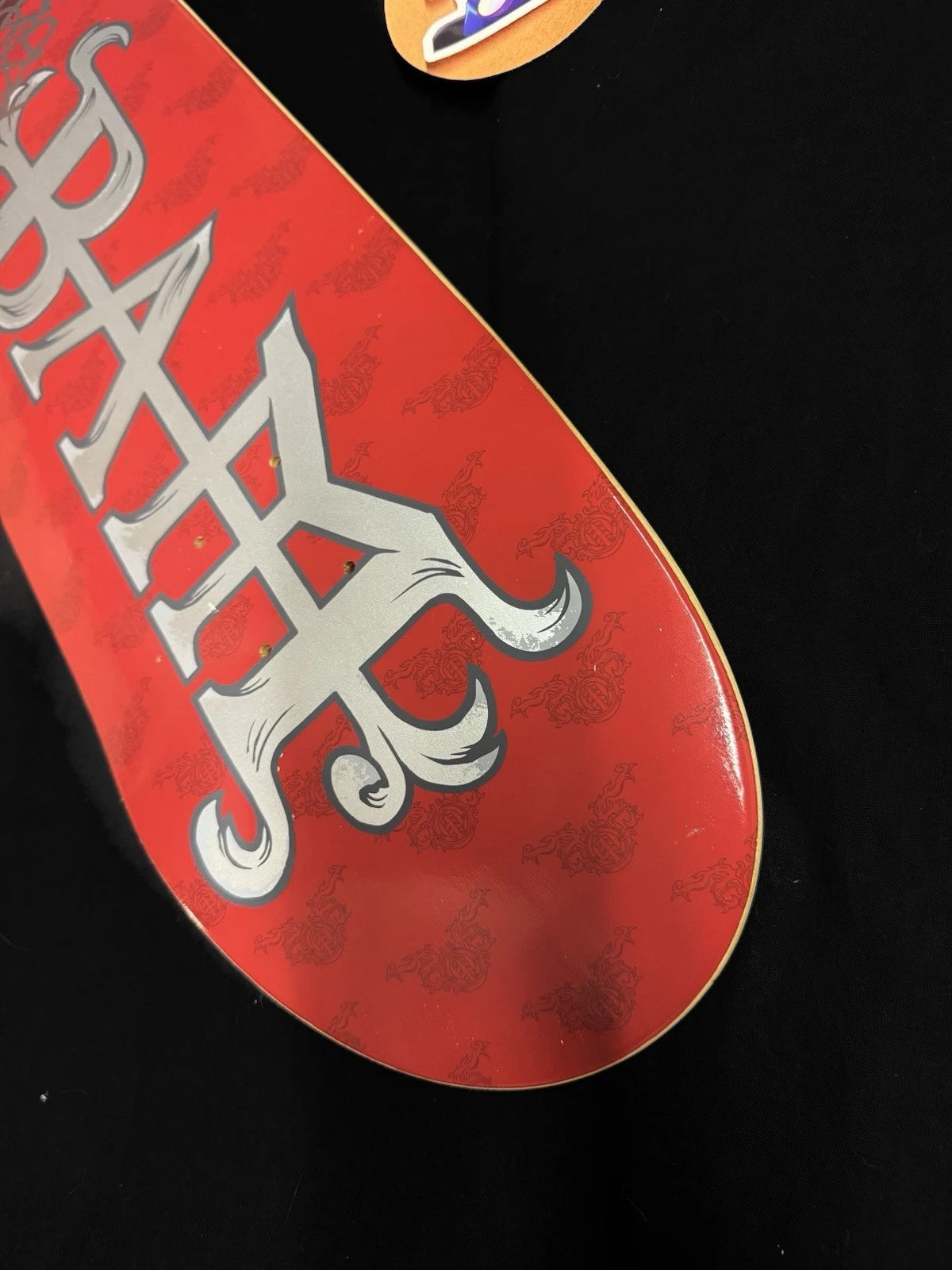 Signed Bam Margera Red HIM Element Autographed Skateboard Deck