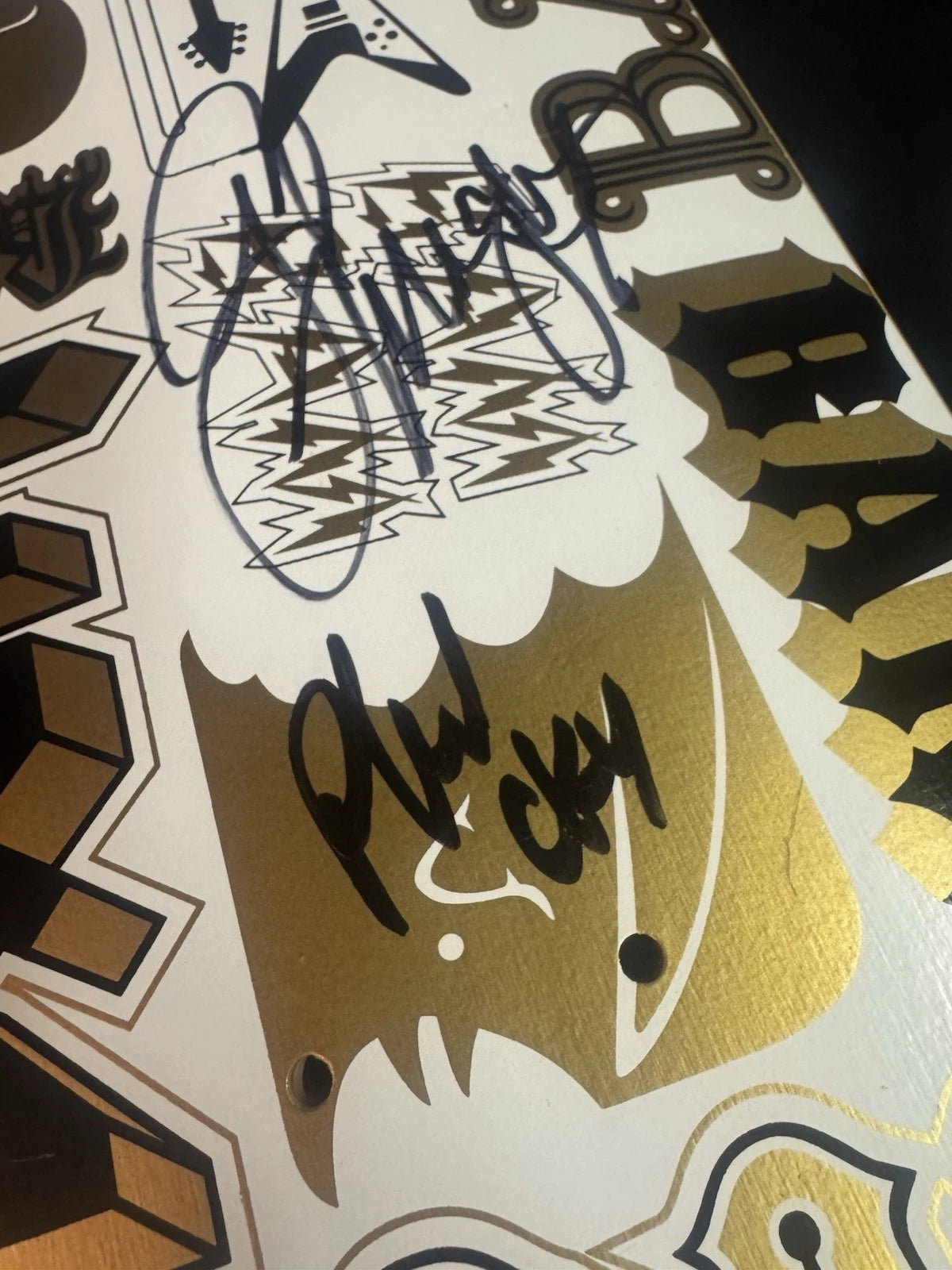 Signed Bam Phil April Margera HIM Element Autographed Skateboard Deck