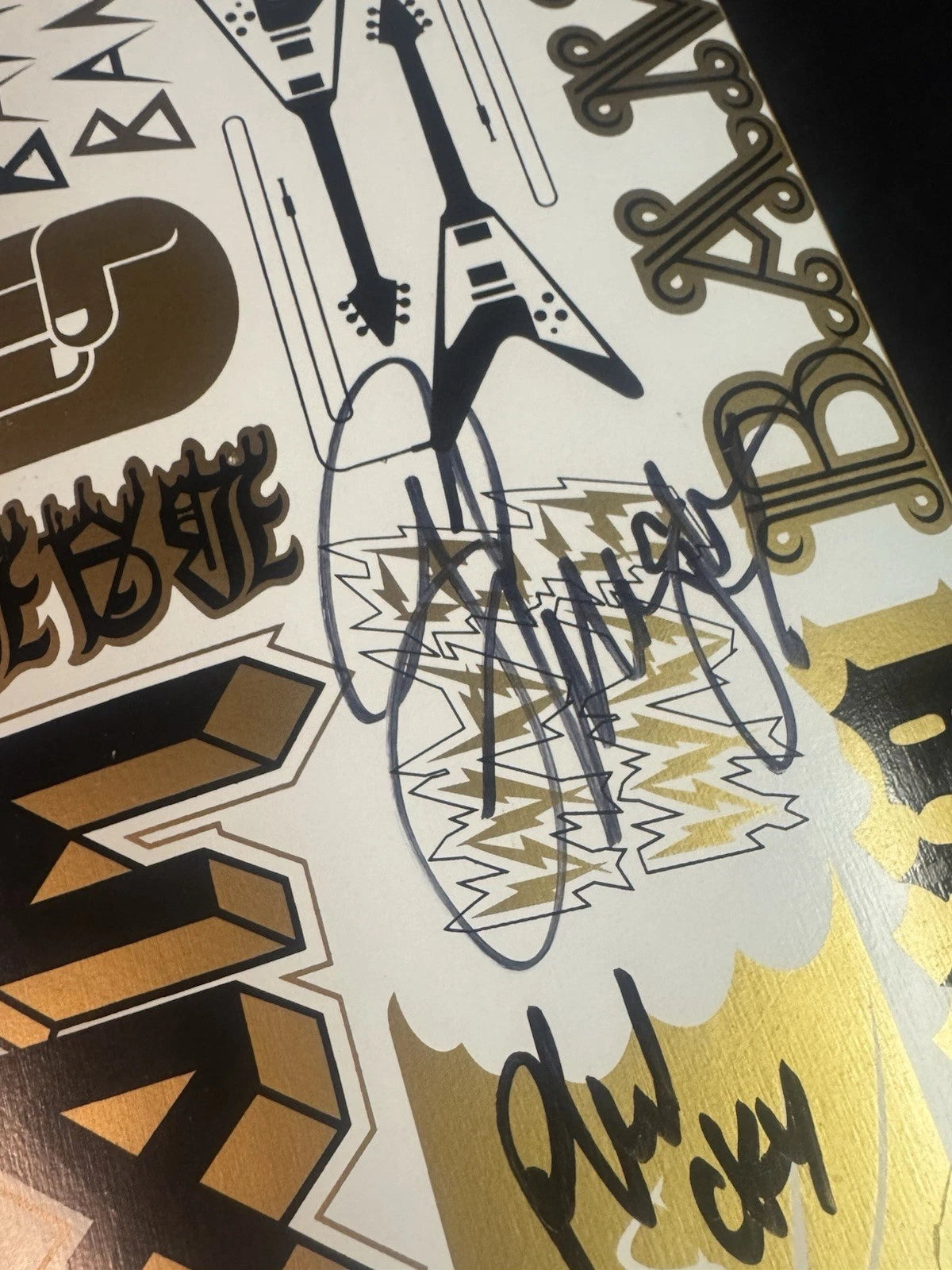 Signed Bam Phil April Margera HIM Element Autographed Skateboard Deck