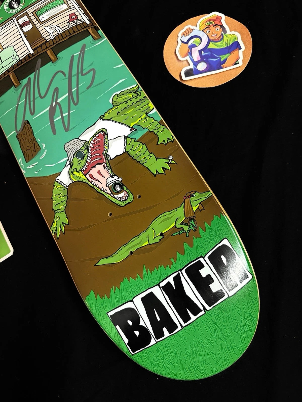 Signed Andrew Reynolds Animal House Autographed Baker Skateboard Deck