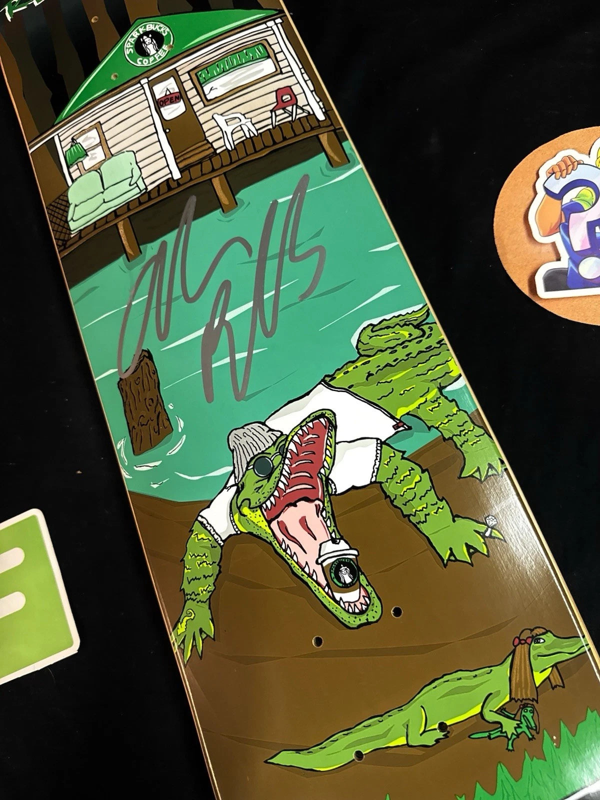 Signed Andrew Reynolds Animal House Autographed Baker Skateboard Deck