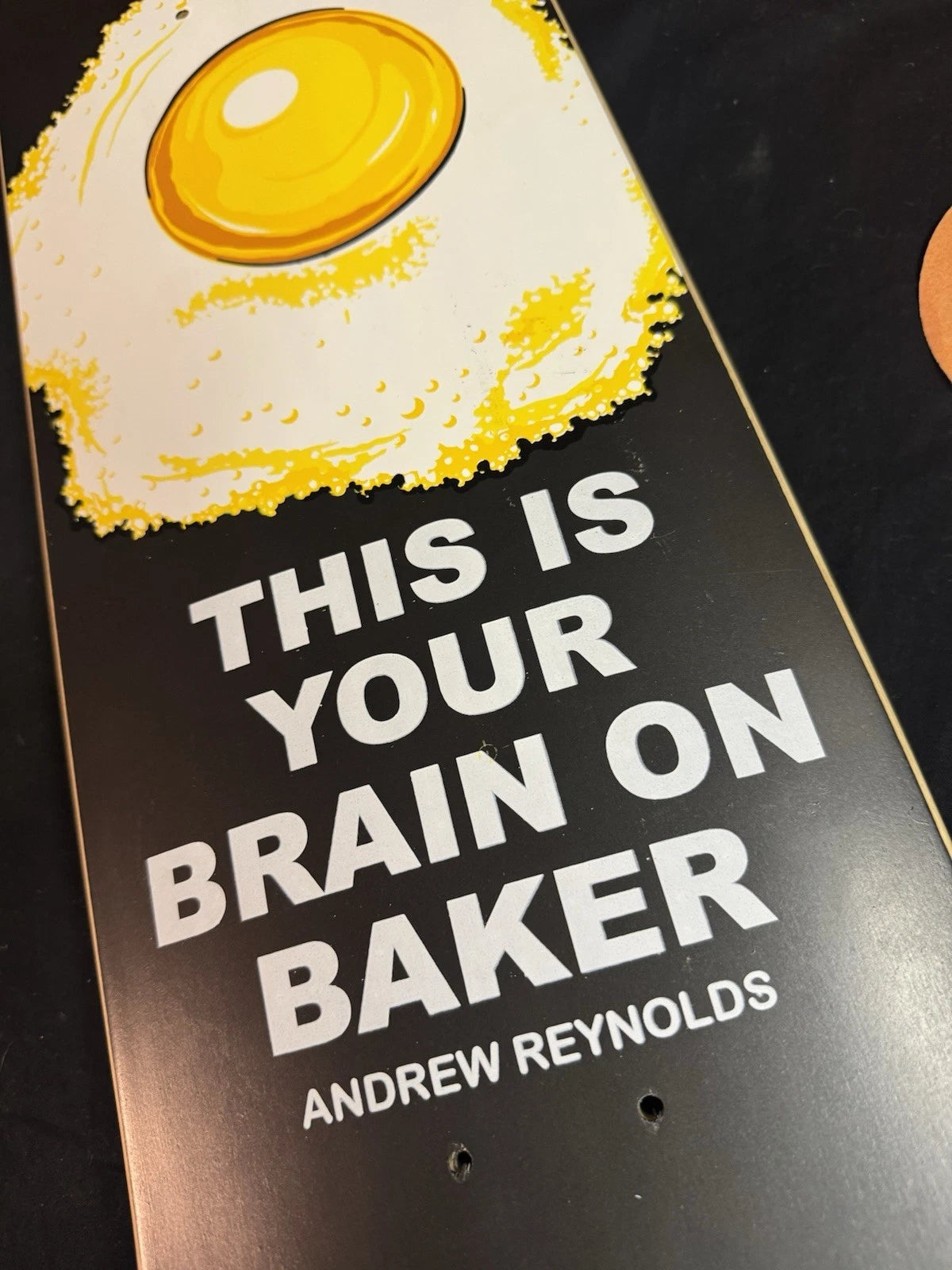 Signed Andrew Reynolds Any Questions Autographed Baker Skateboard Deck