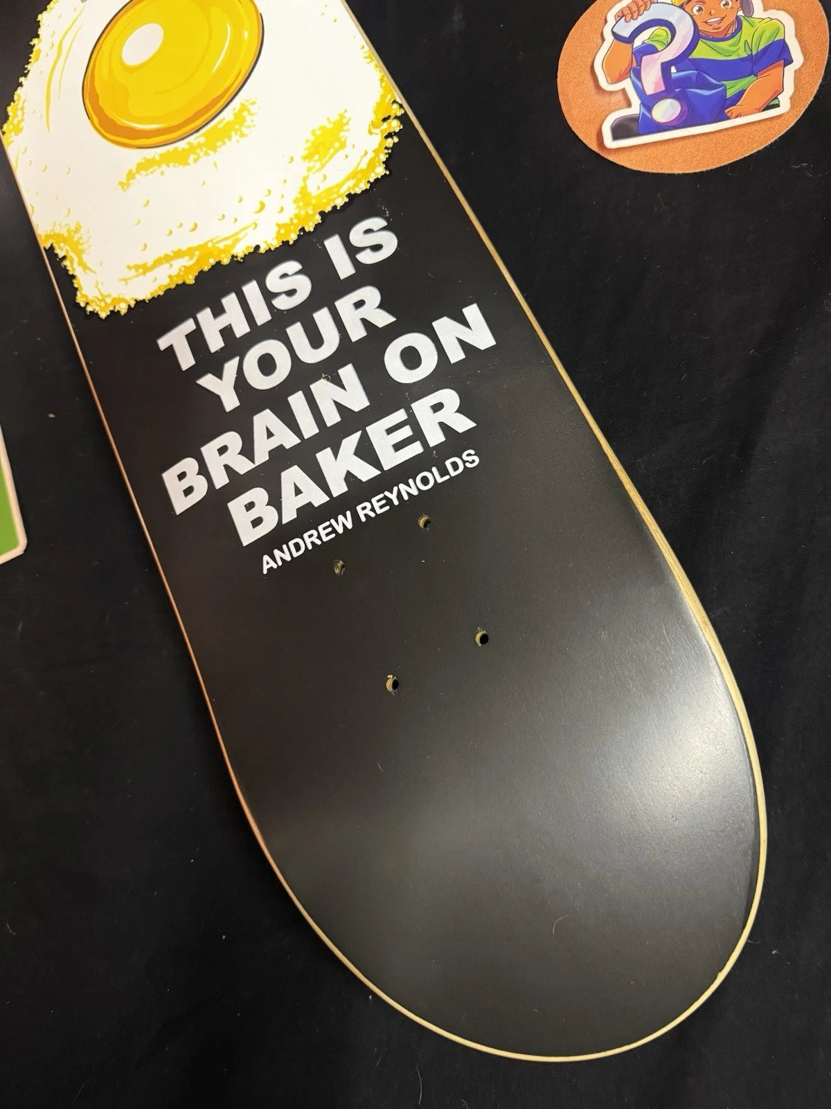 Signed Andrew Reynolds Any Questions Autographed Baker Skateboard Deck