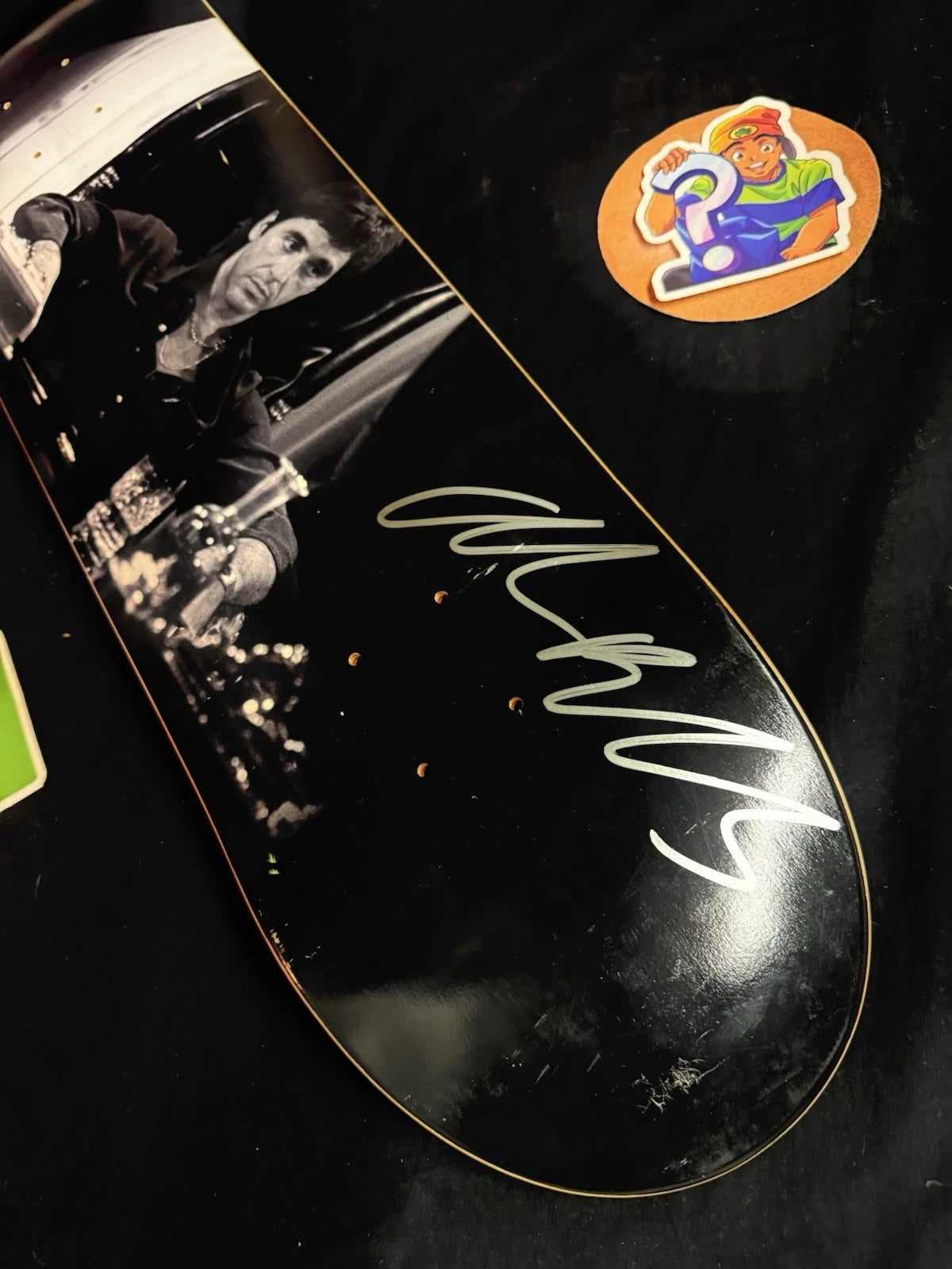 Signed Andrew Reynolds Scarface Agenda Autographed Baker Skateboard Deck