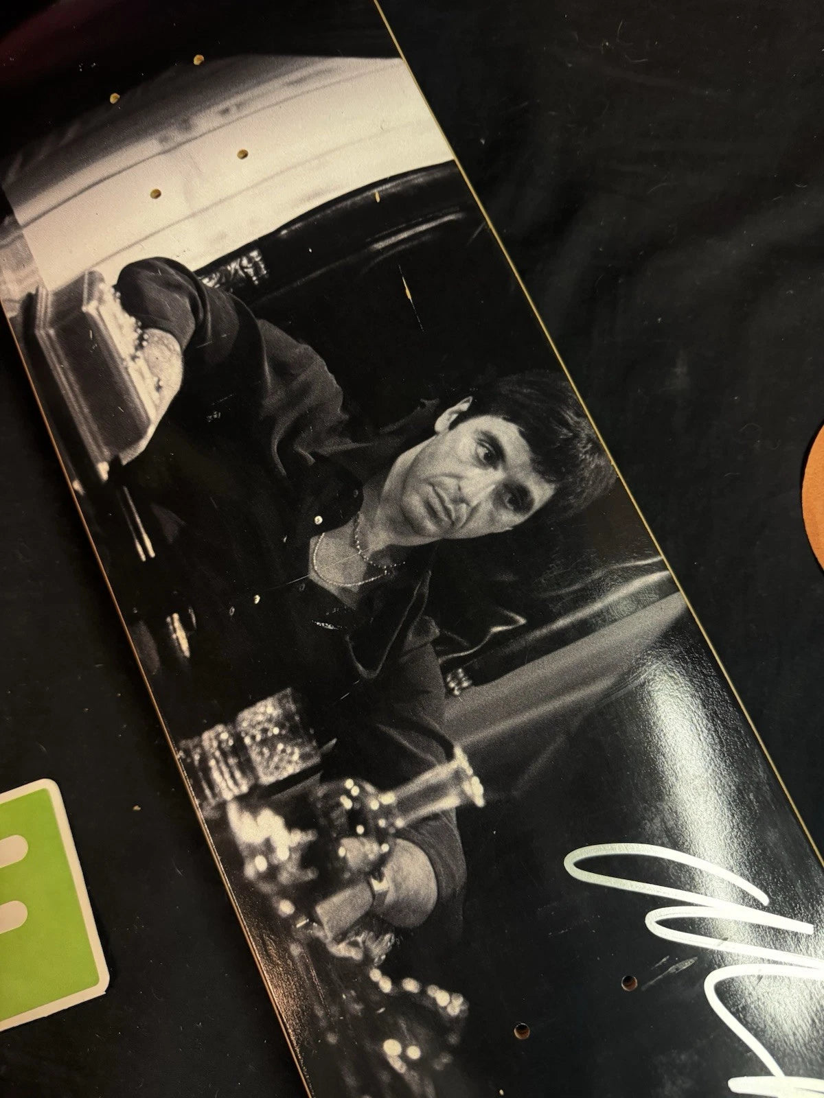 Signed Andrew Reynolds Scarface Agenda Autographed Baker Skateboard Deck