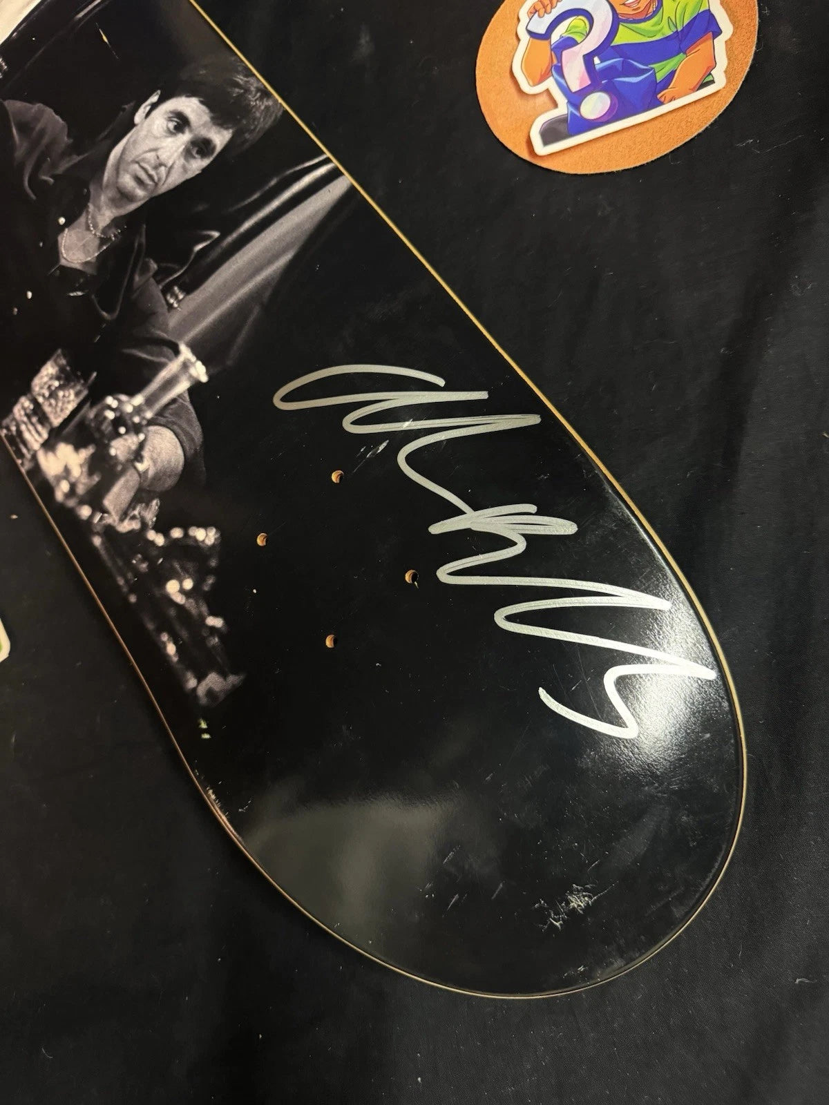 Signed Andrew Reynolds Scarface Agenda Autographed Baker Skateboard Deck