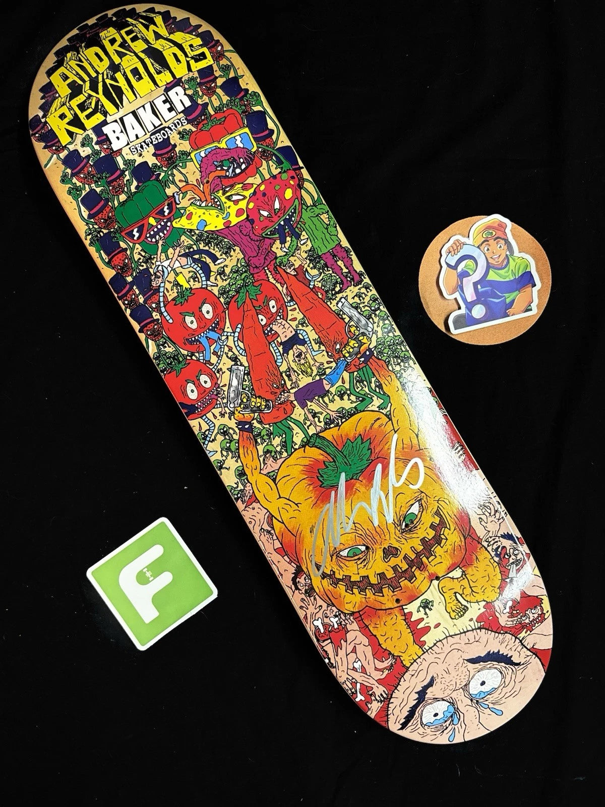 Signed Andrew Reynolds Baker Super Jail Autographed Skateboard Deck