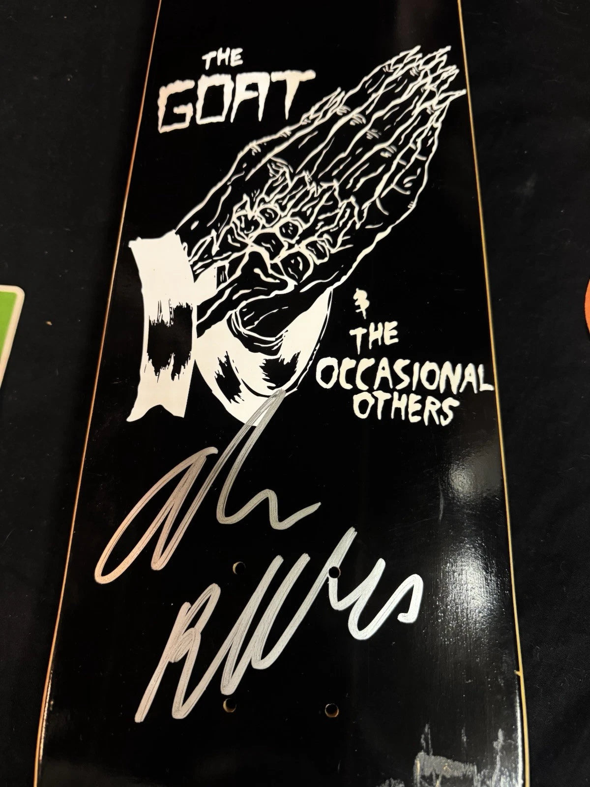 Signed Andrew Reynolds The Goat Autographed Baker Skateboard Deck