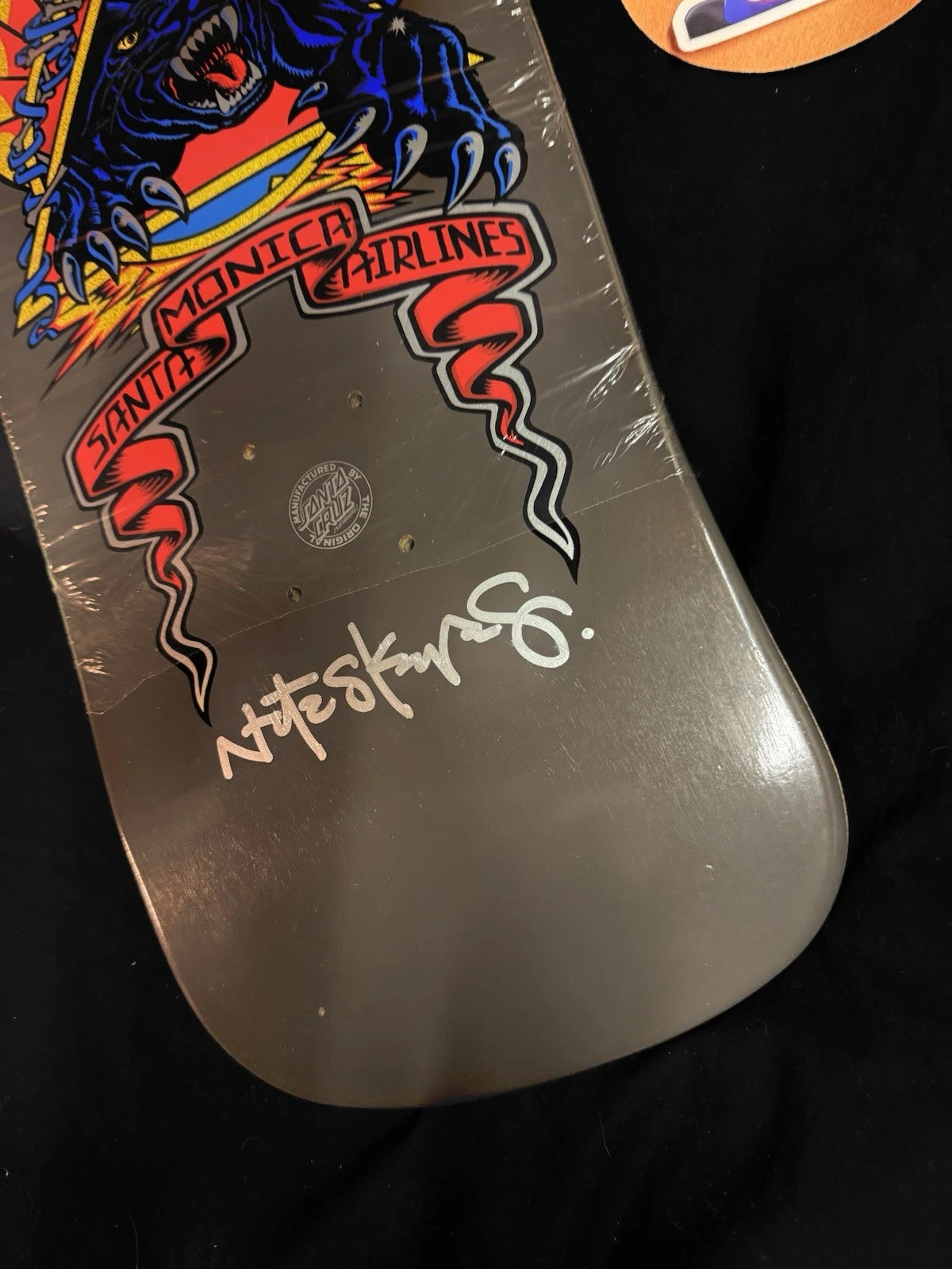Signed Natas Kaupas Panther SMA Santa Monica Airlines Autographed Skateboard Deck