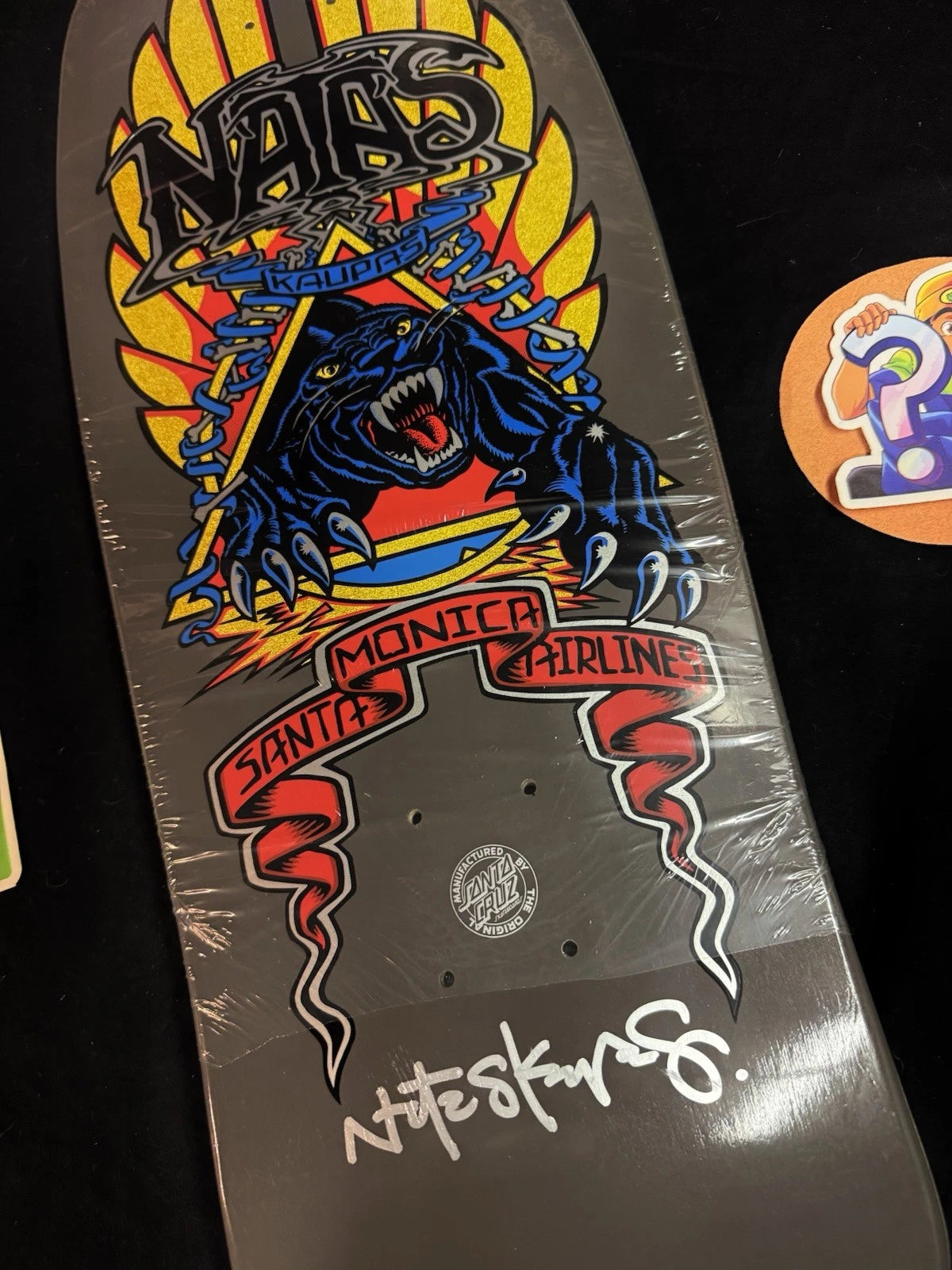 Signed Natas Kaupas Panther SMA Santa Monica Airlines Autographed Skateboard Deck