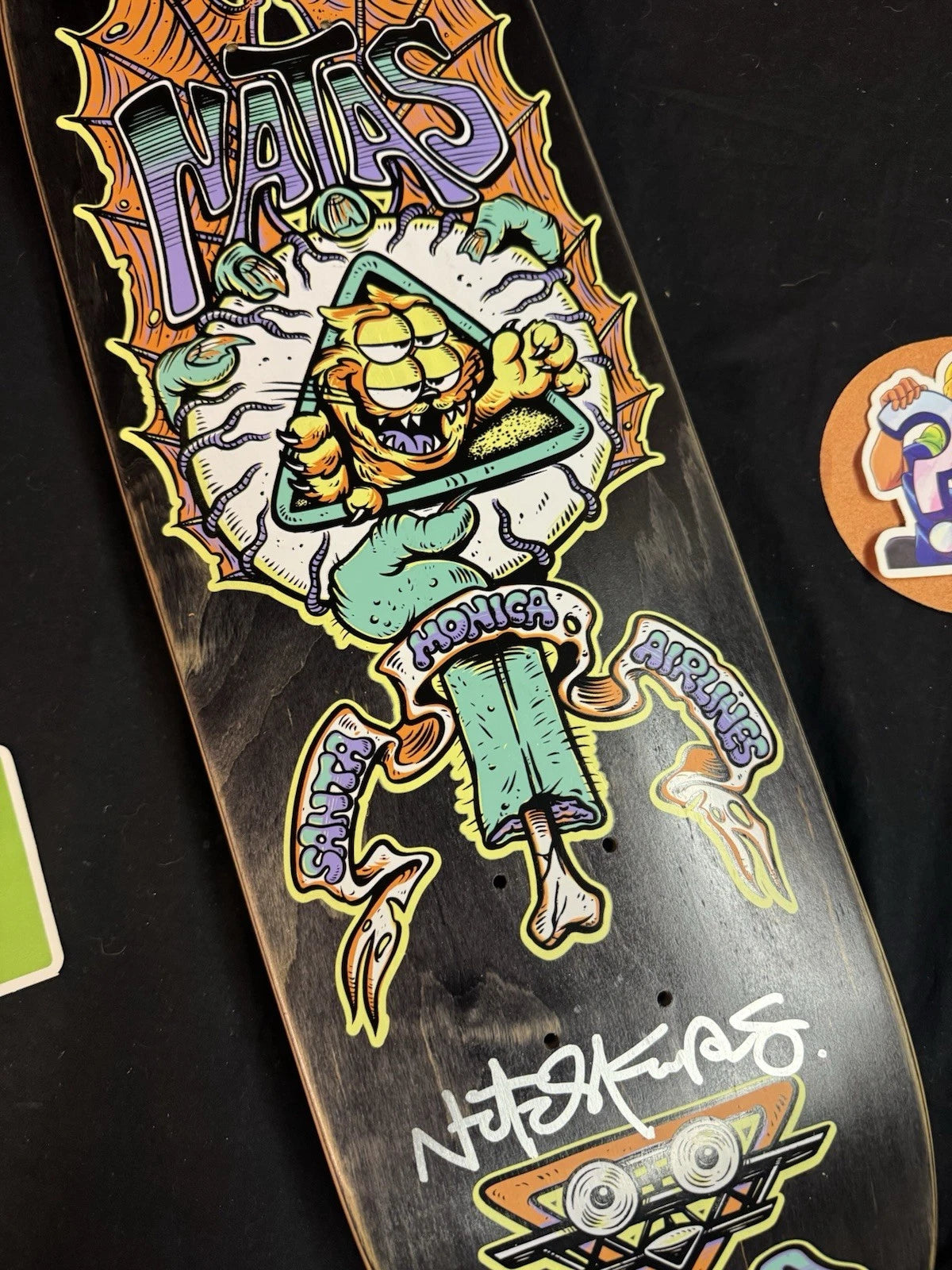 Signed Natas Kaupas Burrito SMA Santa Monica Airlines Autographed Skateboard Deck