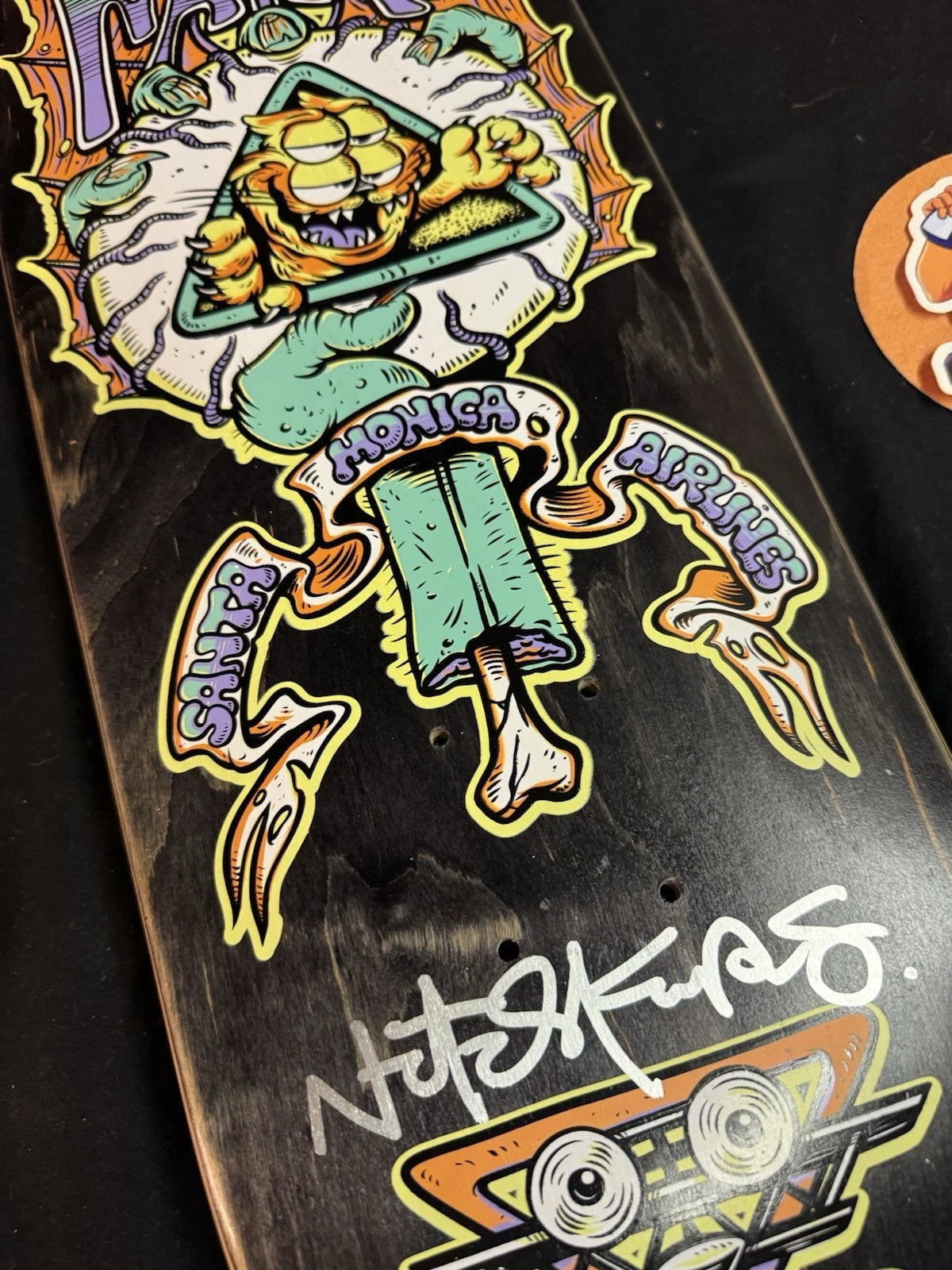 Signed Natas Kaupas Burrito SMA Santa Monica Airlines Autographed Skateboard Deck