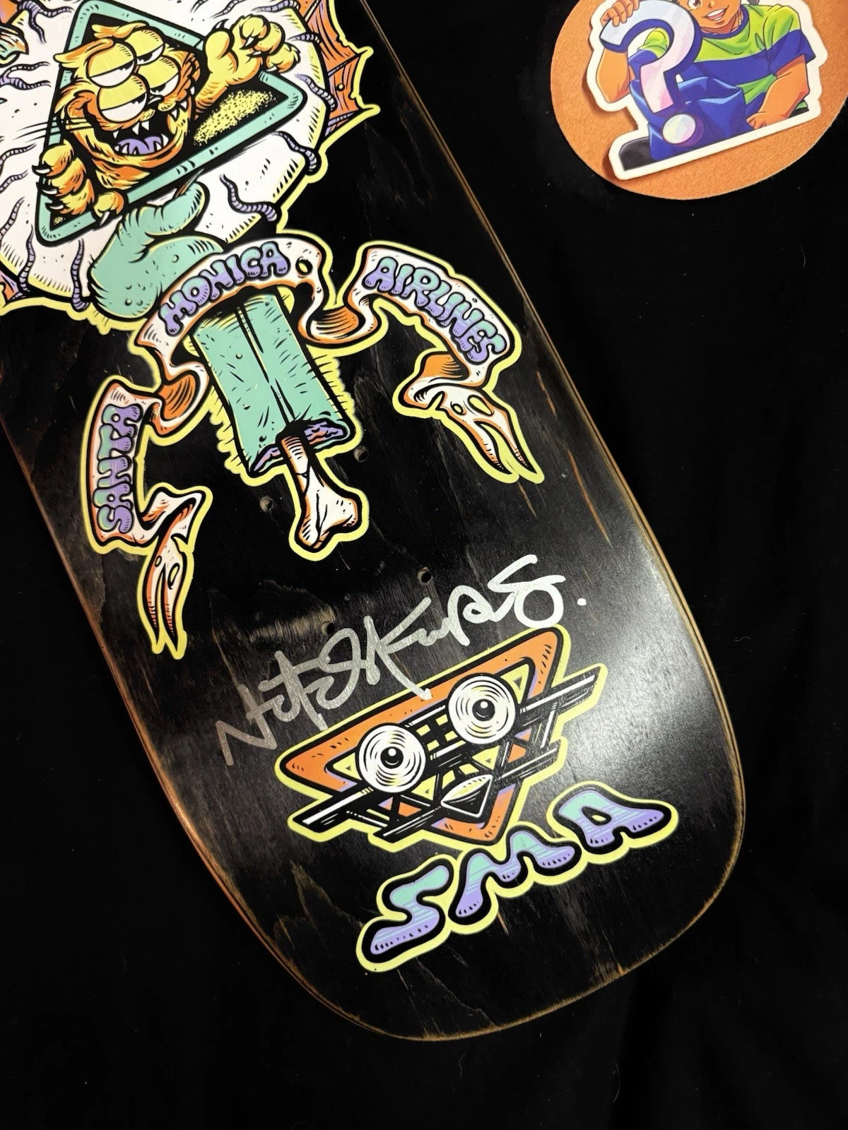 Signed Natas Kaupas Burrito SMA Santa Monica Airlines Autographed Skateboard Deck