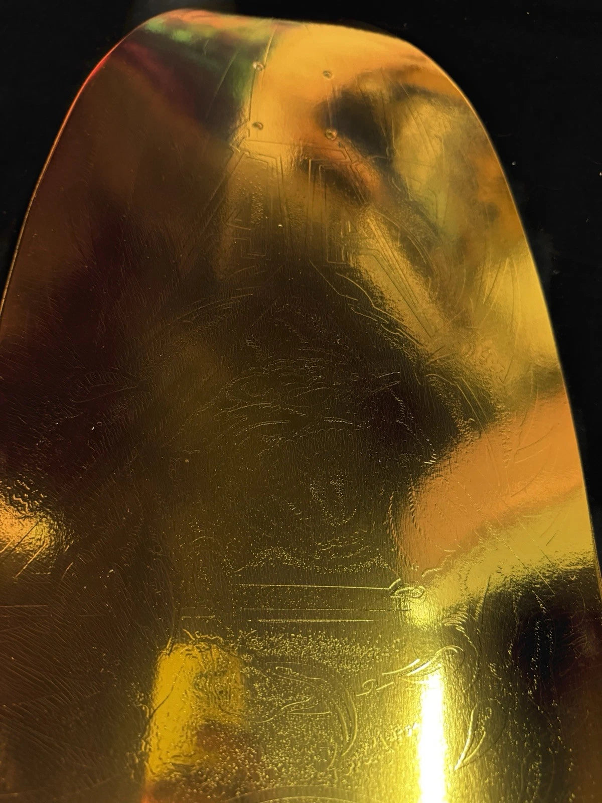 Signed Natas Kaupas Gold Foil Panther Blind Bag Autographed Skateboard Deck