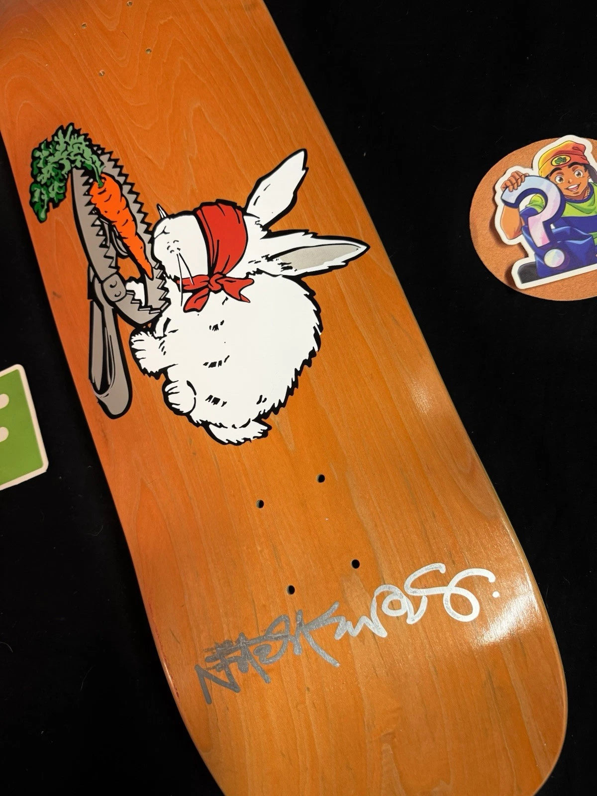 Signed Natas Kaupas Bunny Trap Autographed Skateboard Deck 101 SMA