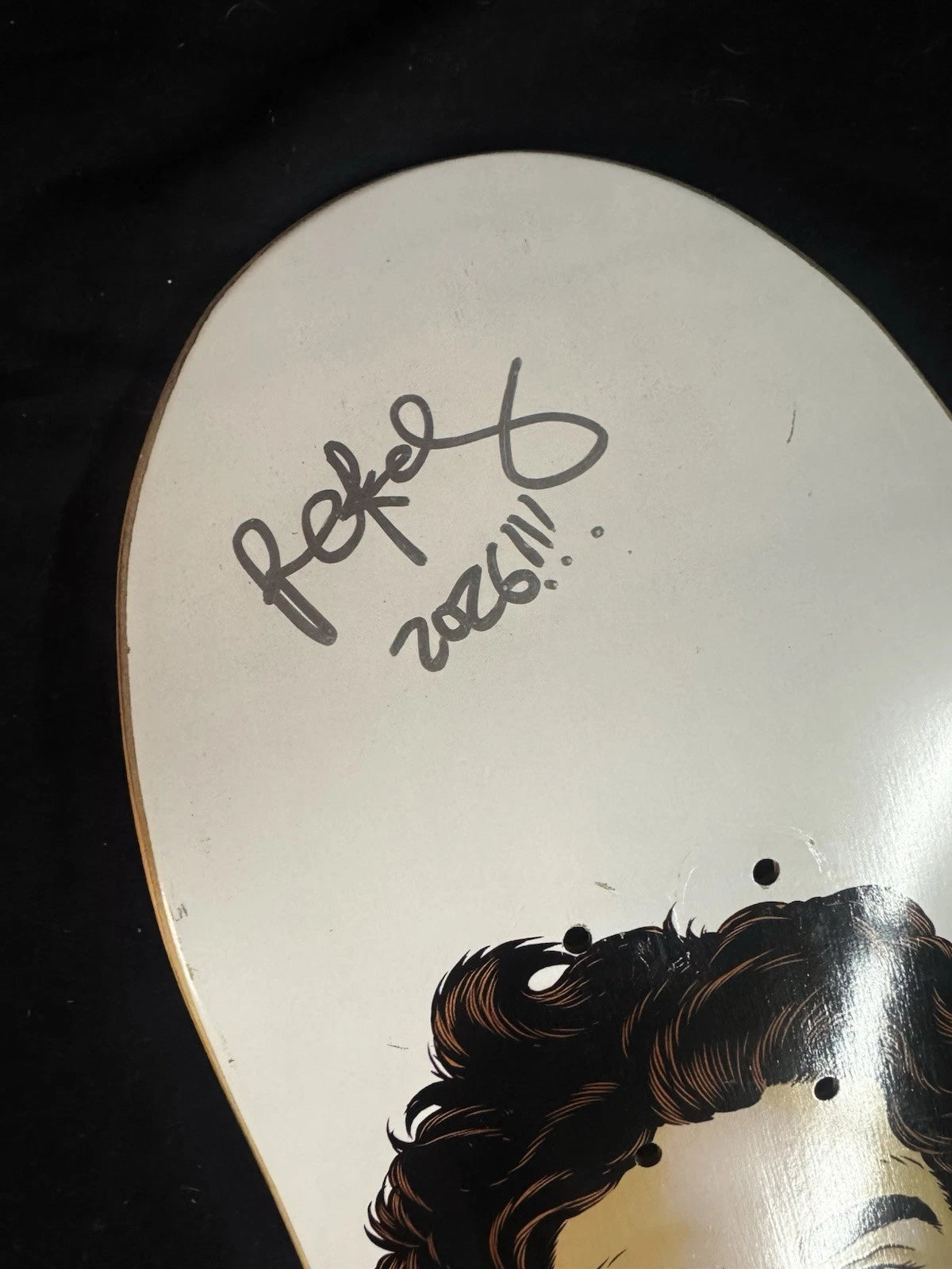 Signed Paul Rodriguez MVP Foil Plan B Autographed Skateboard Deck Prod