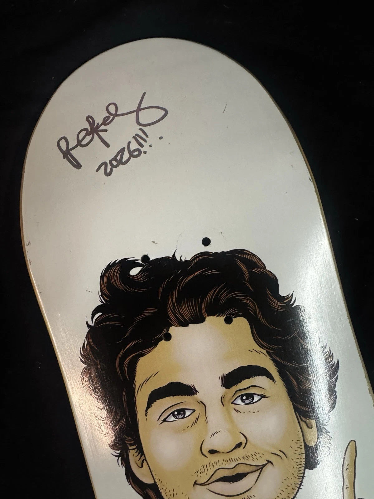 Signed Paul Rodriguez MVP Foil Plan B Autographed Skateboard Deck Prod