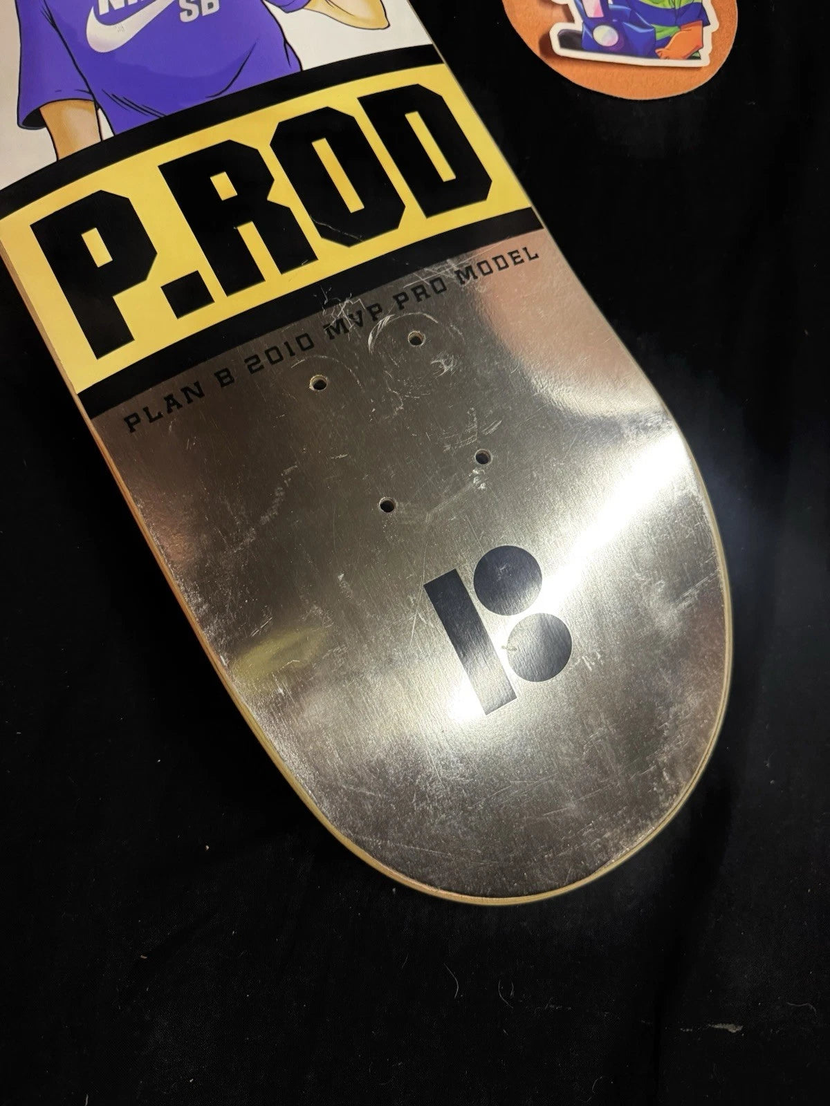 Signed Paul Rodriguez MVP Foil Plan B Autographed Skateboard Deck Prod