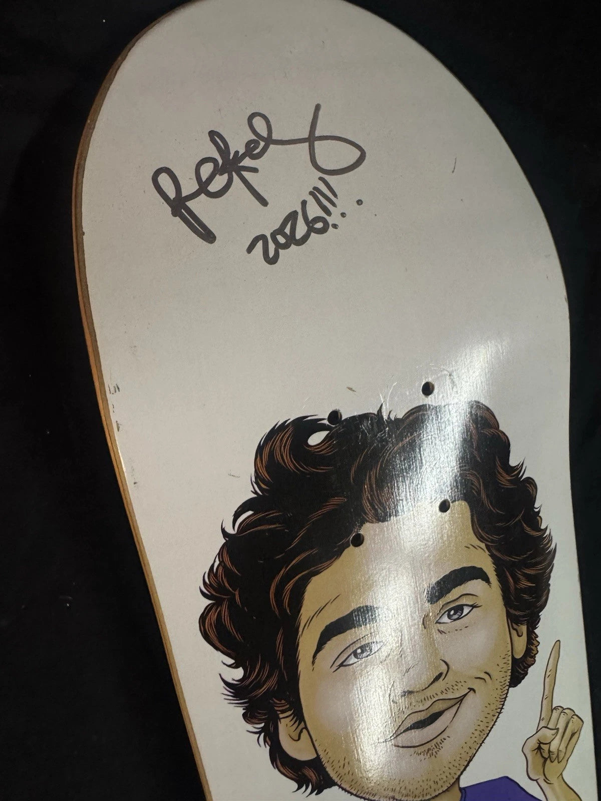 Signed Paul Rodriguez MVP Foil Plan B Autographed Skateboard Deck Prod