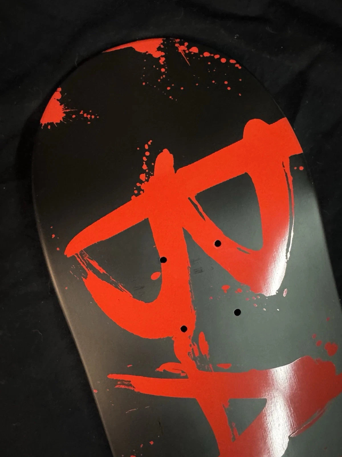 Signed Bam Margera Black Dip Red Skull Limited Autographed Zero Skateboard Deck
