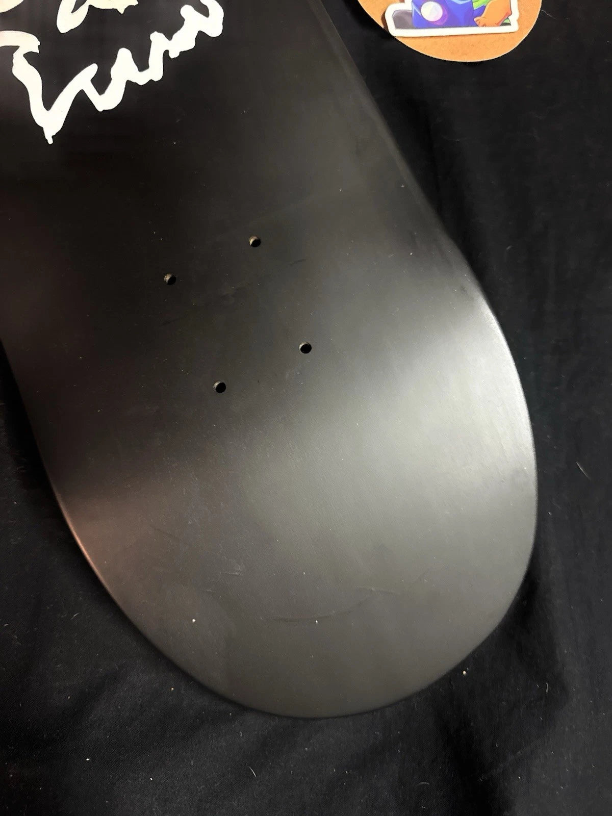Signed Bam Margera Black Full Dip Skull Limited Autographed Zero Skateboard Deck