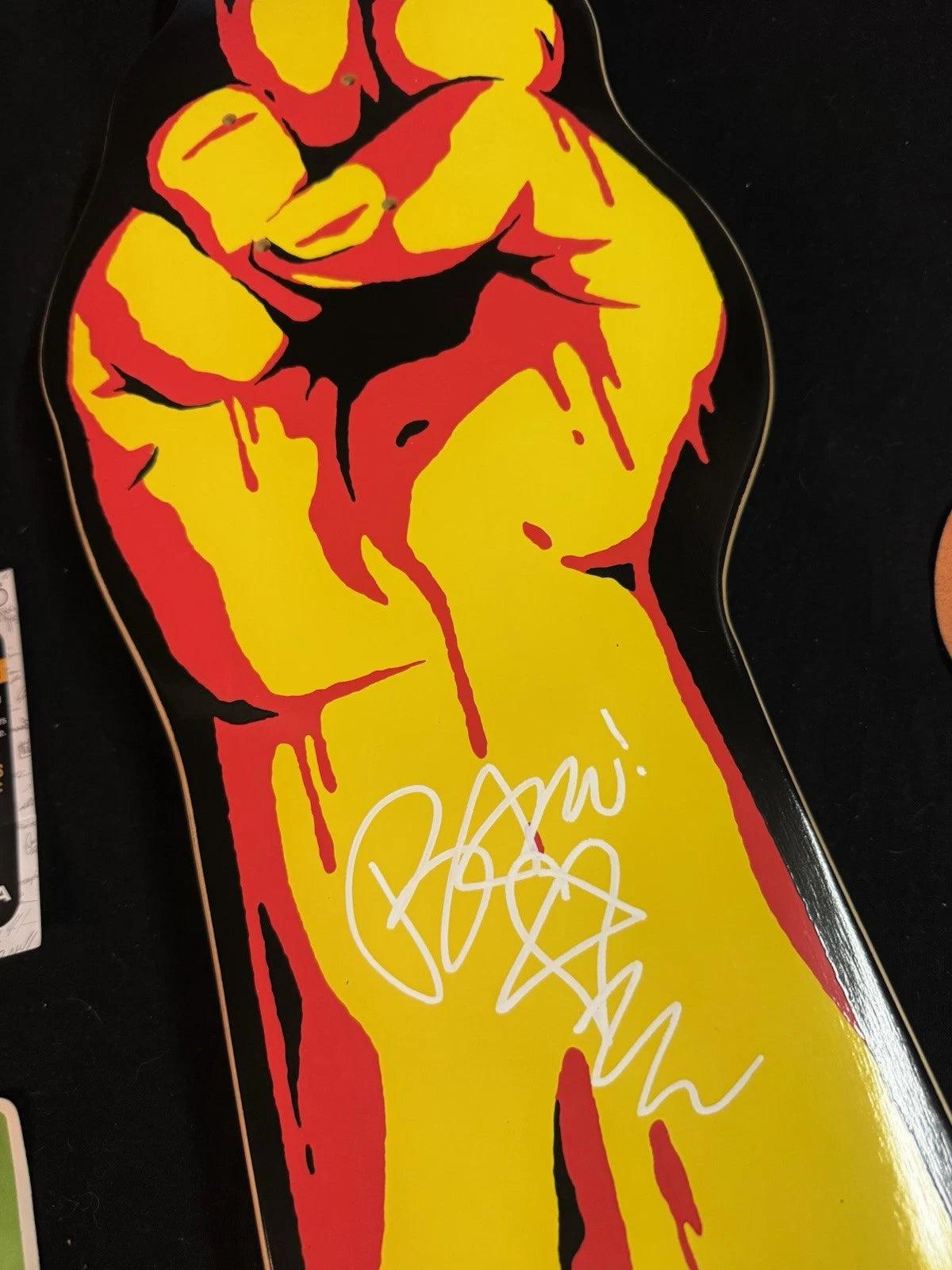 Signed Bam Margera HIM Element CKY Autographed Cruiser Skateboard Deck