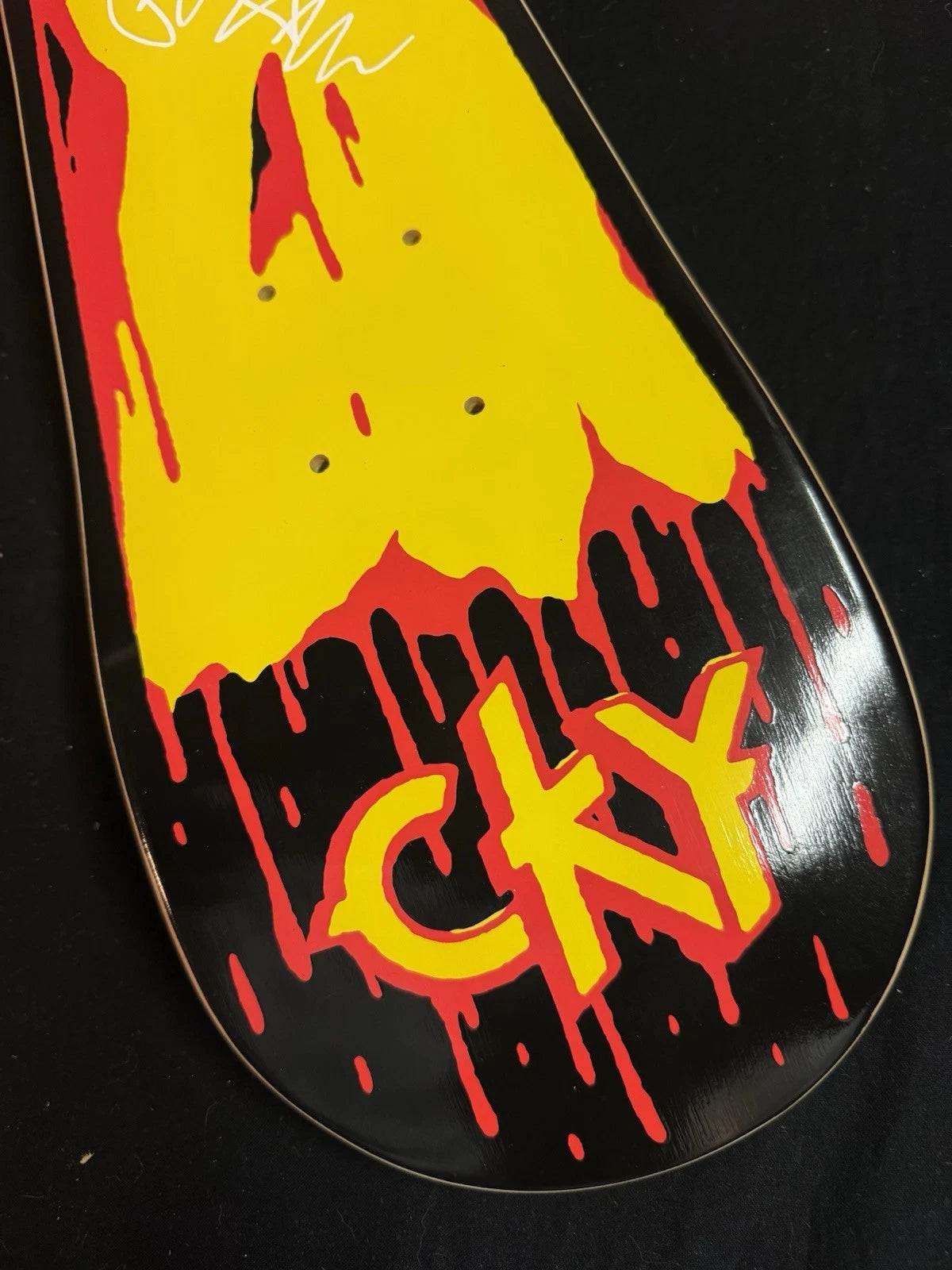 Signed Bam Margera HIM Element CKY Autographed Cruiser Skateboard Deck