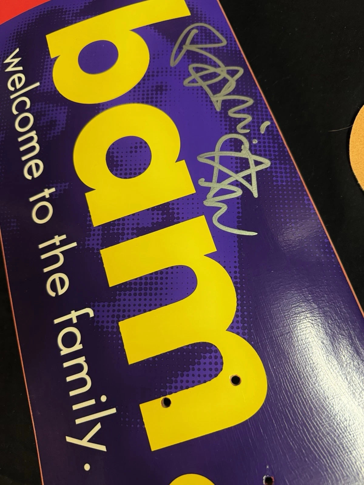 Signed Bam Margera HIM Element CKY 2000s Autographed Skateboard Deck