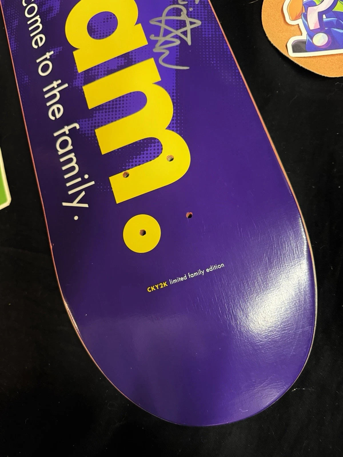 Signed Bam Margera HIM Element CKY 2000s Autographed Skateboard Deck
