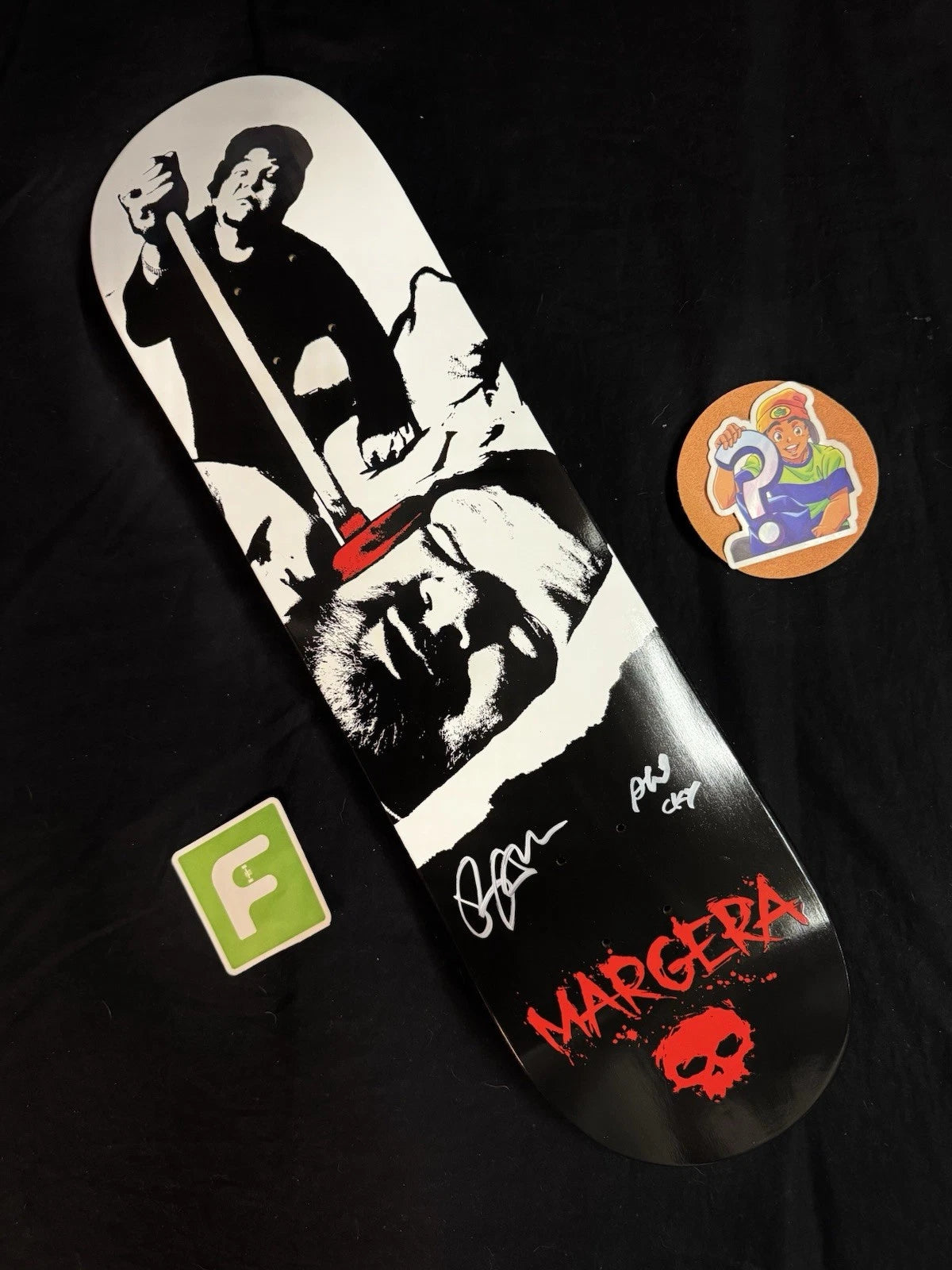 Signed Bam Margera Plunger First Run Zero Autographed Skateboard Deck