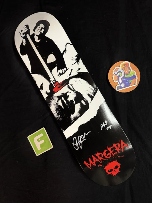 Signed Bam Margera Plunger First Run Zero Autographed Skateboard Deck