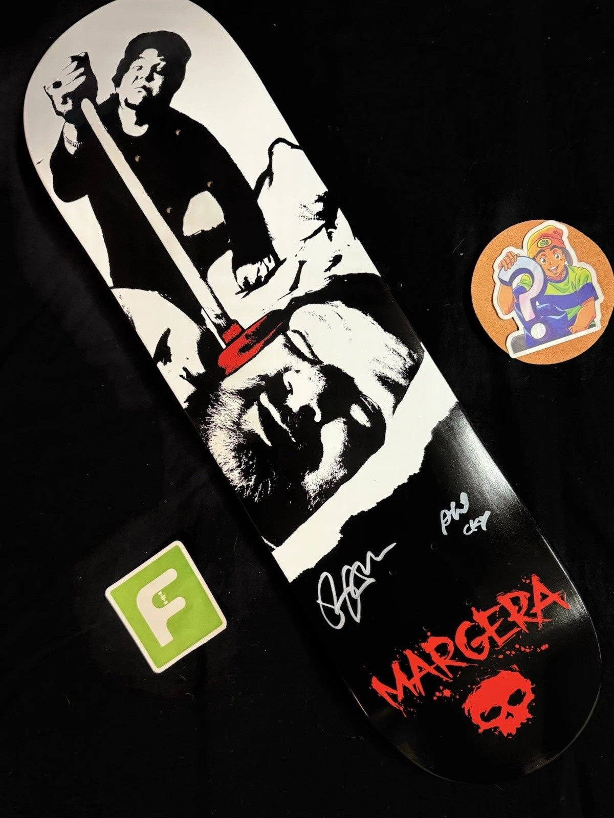 Signed Bam Margera Plunger First Run Zero Autographed Skateboard Deck
