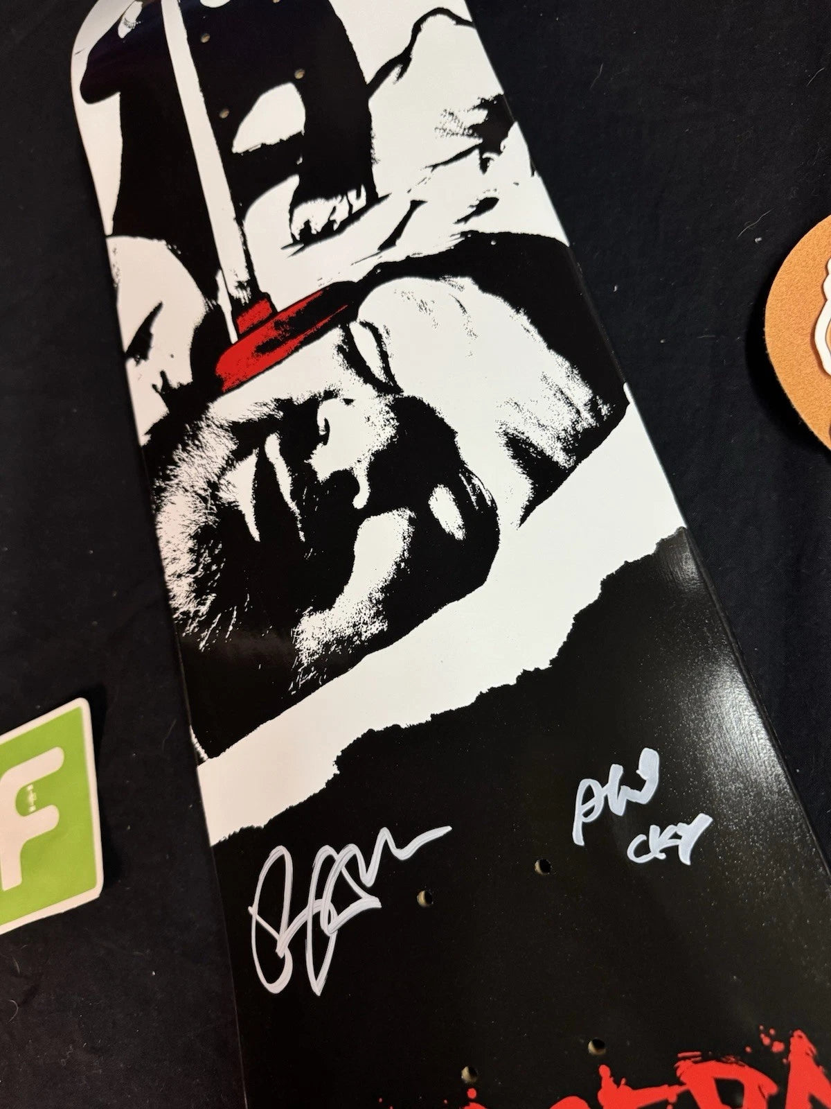 Signed Bam Margera Plunger First Run Zero Autographed Skateboard Deck