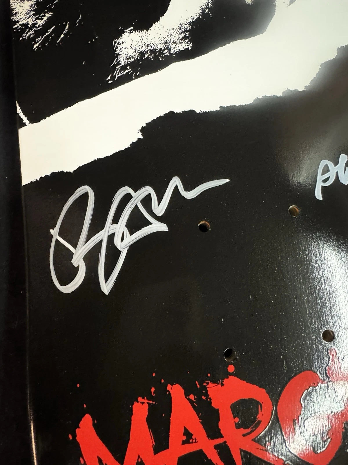 Signed Bam Margera Plunger First Run Zero Autographed Skateboard Deck