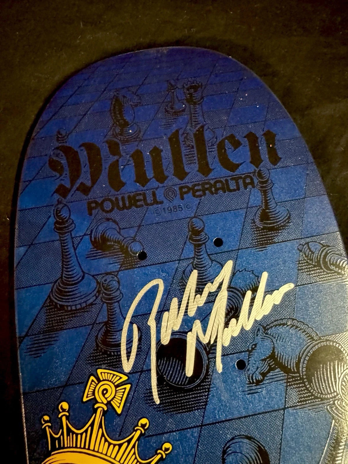 Signed Rodney Mullen Autographed Skateboard Deck Series 15 Powell Peralta