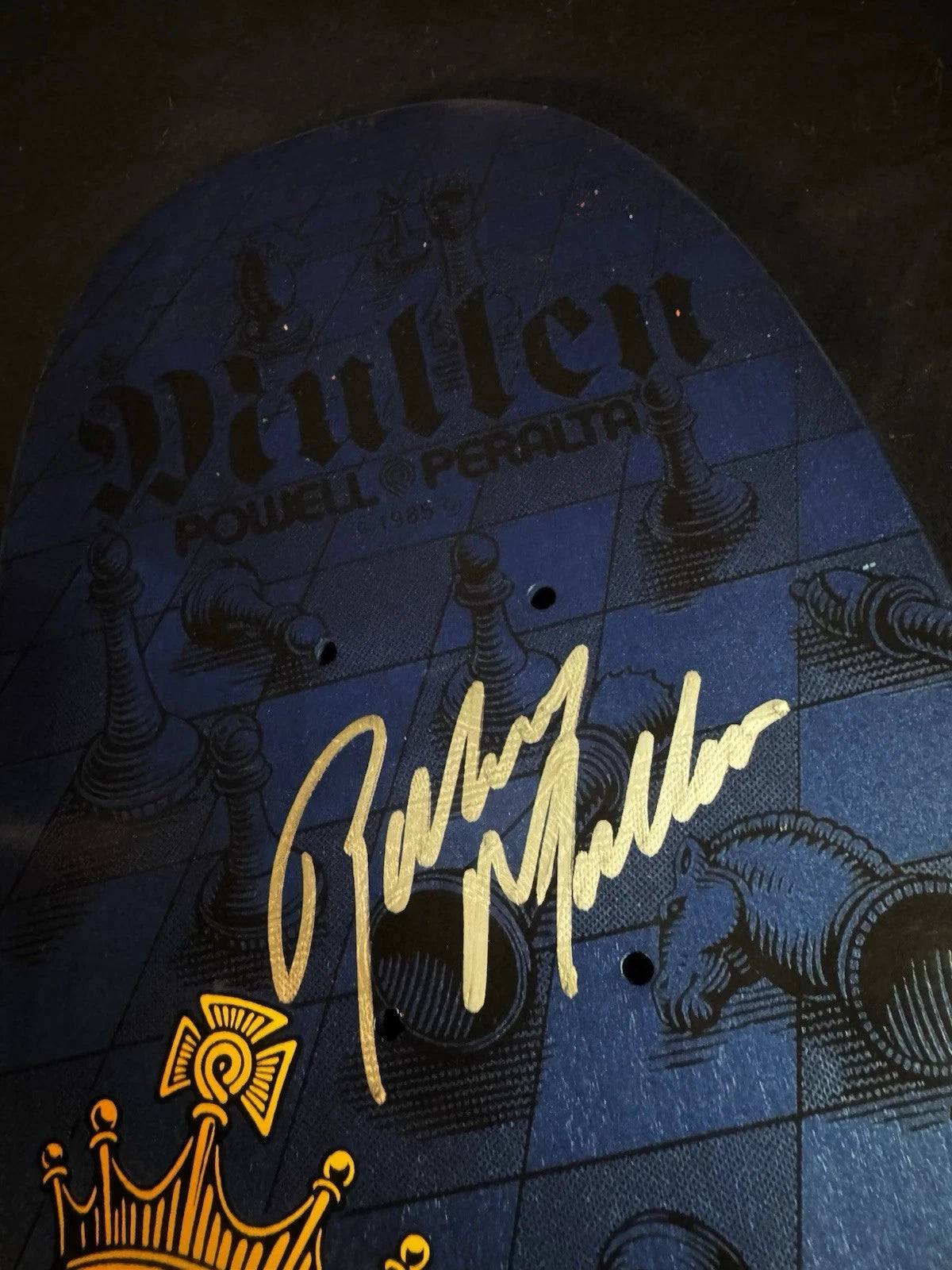 Signed Rodney Mullen Autographed Skateboard Deck Series 15 Powell Peralta