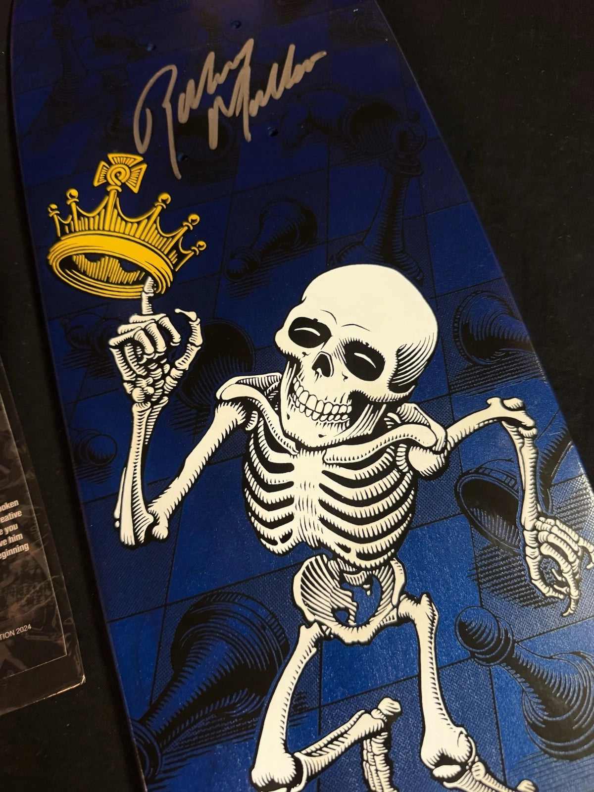 Signed Rodney Mullen Autographed Skateboard Deck Series 15 Powell Peralta