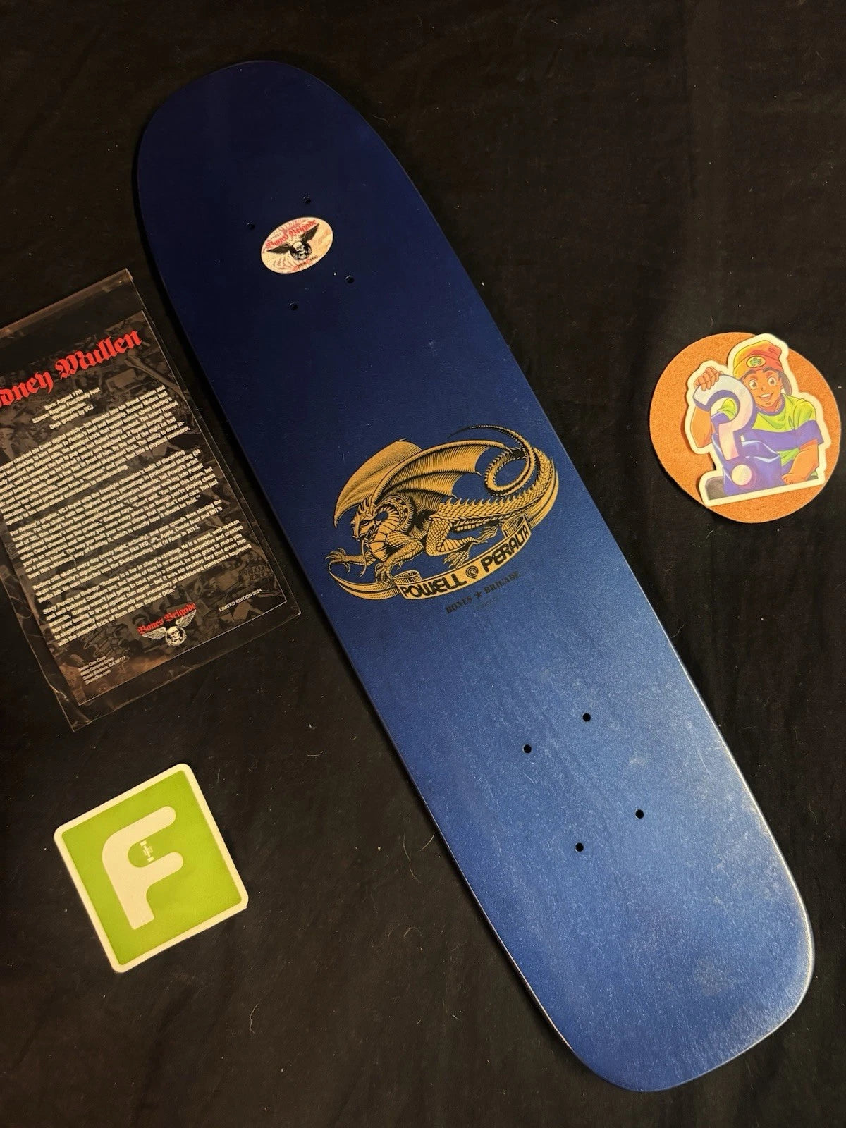 Signed Rodney Mullen Autographed Skateboard Deck Series 15 Powell Peralta