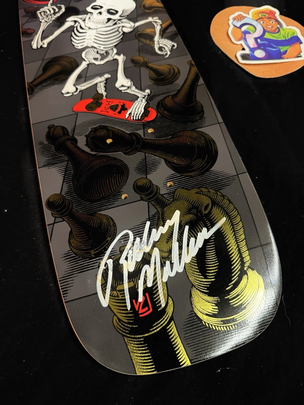 Signed Rodney Mullen Autographed Skateboard Deck Series 16 Powell Peralta