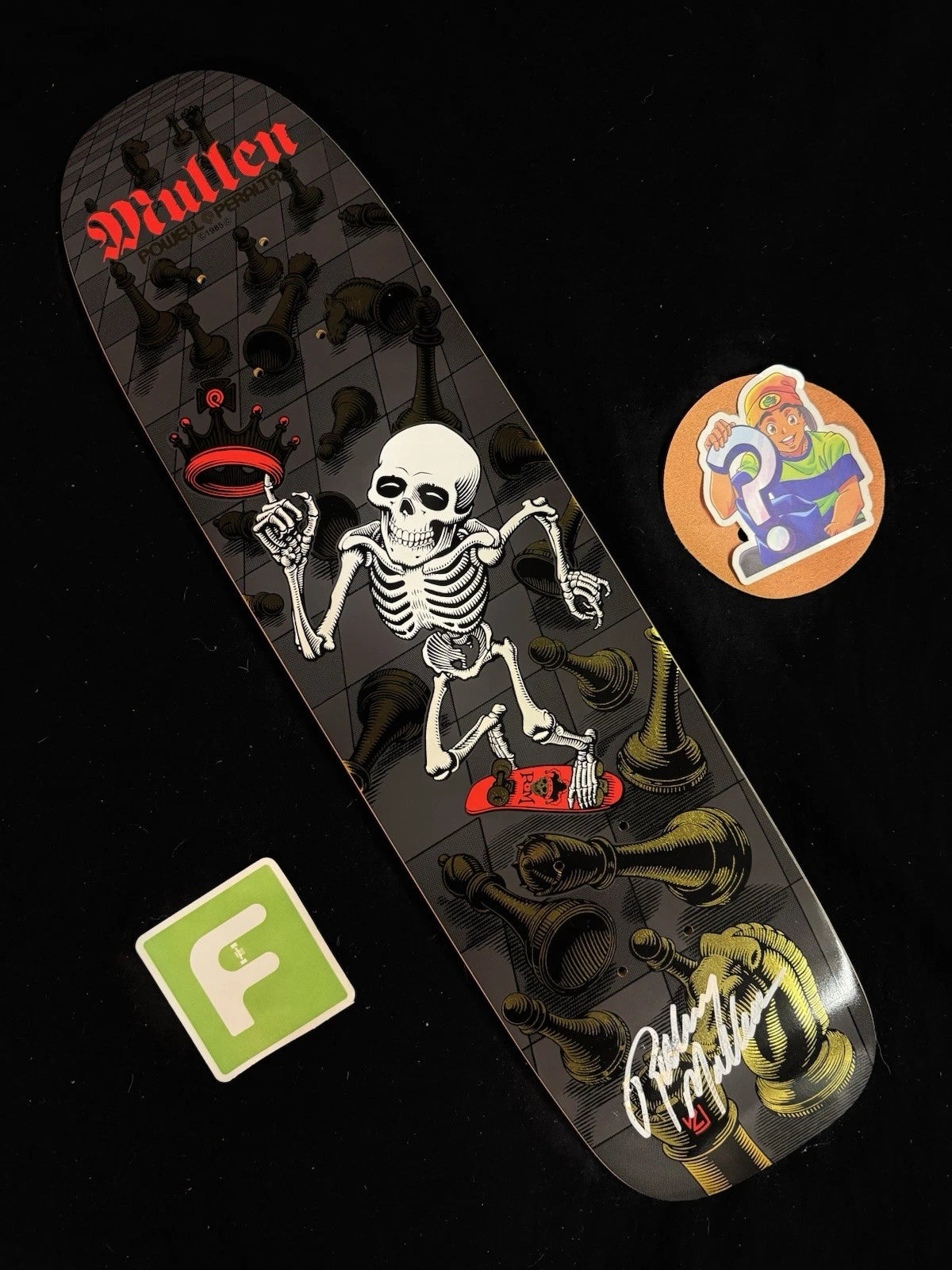 Signed Rodney Mullen Autographed Skateboard Deck Series 16 Powell Peralta